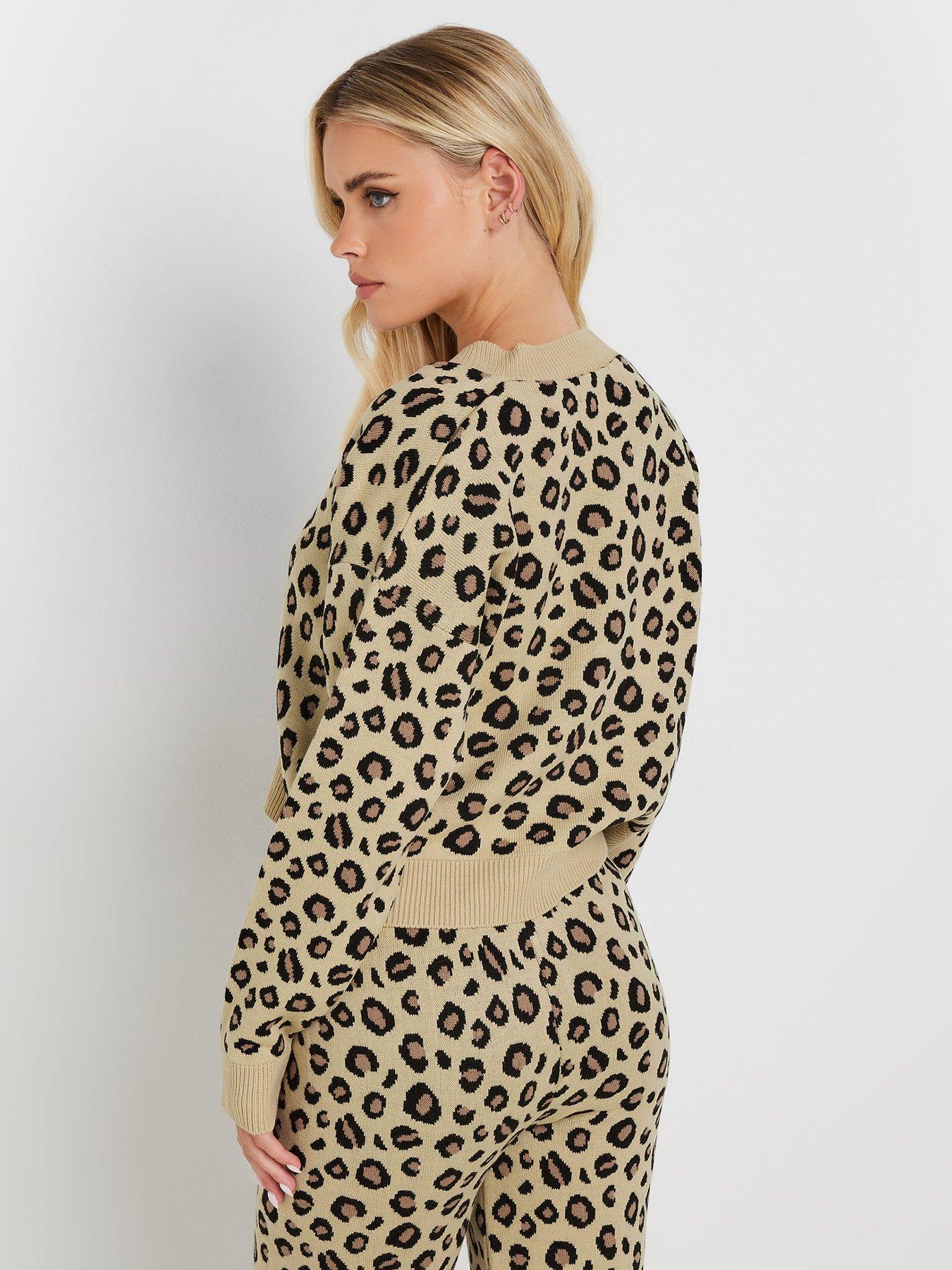 pixiegirl-petite-leopard-knit-cardistillFront