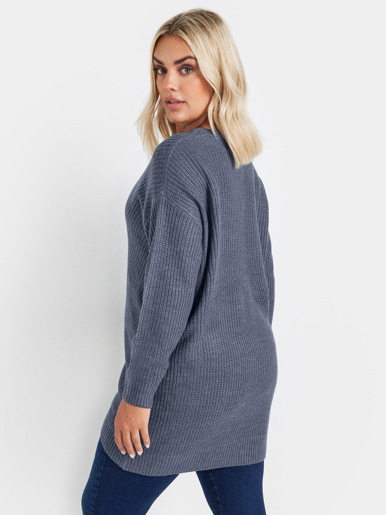 yours-curve-essential-jumper-bluestillFront