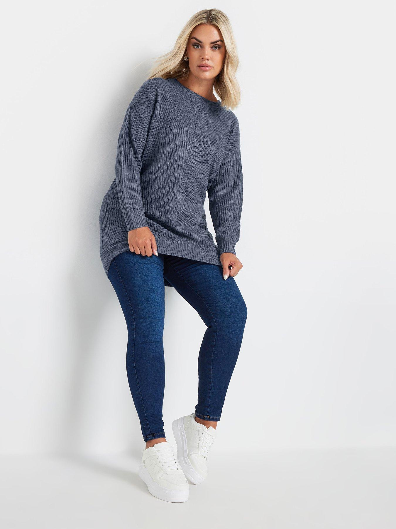 yours-curve-essential-jumper-blueback