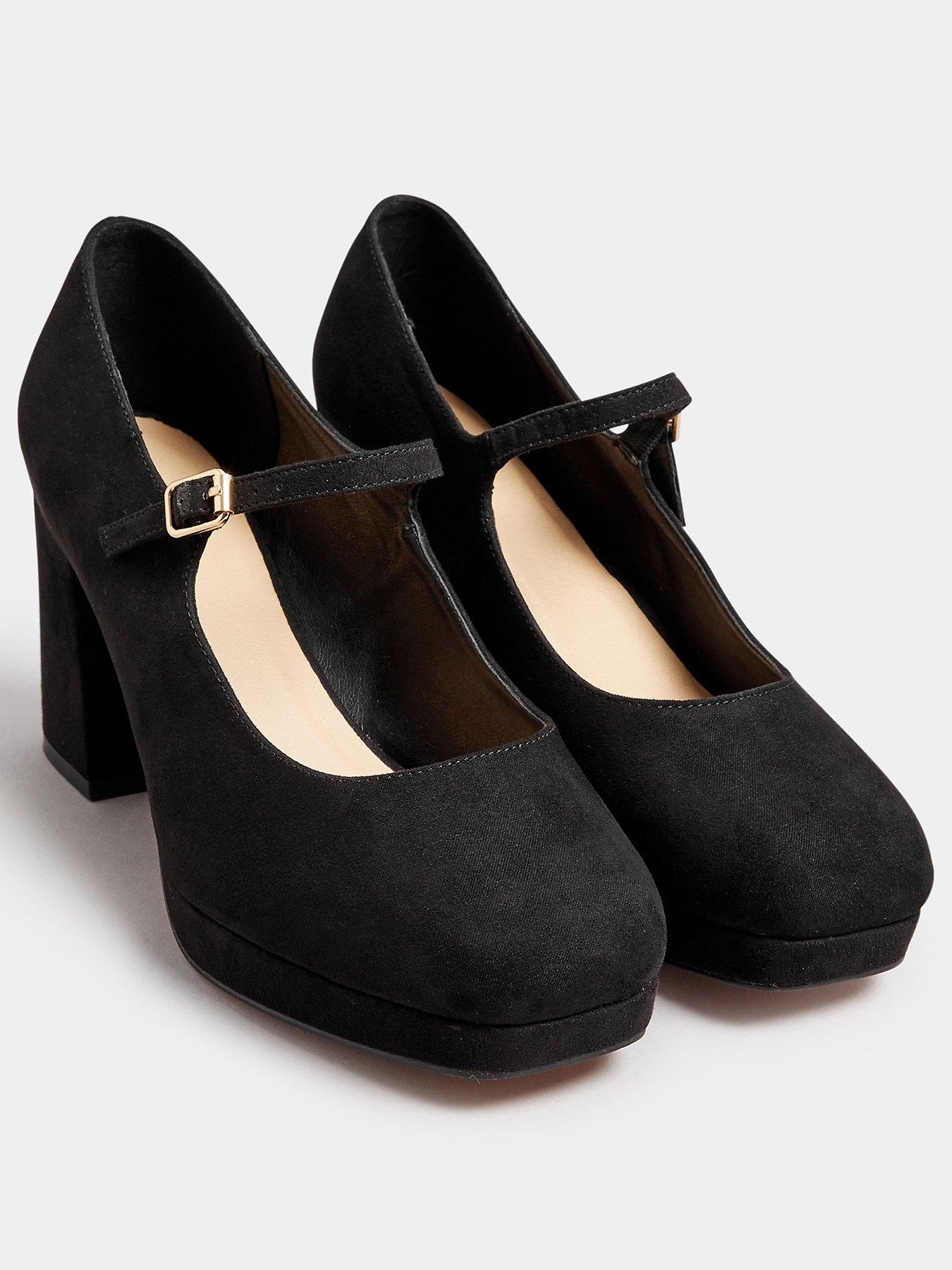 yours-extra-wide-fit-platform-mary-jane-blackstillFront