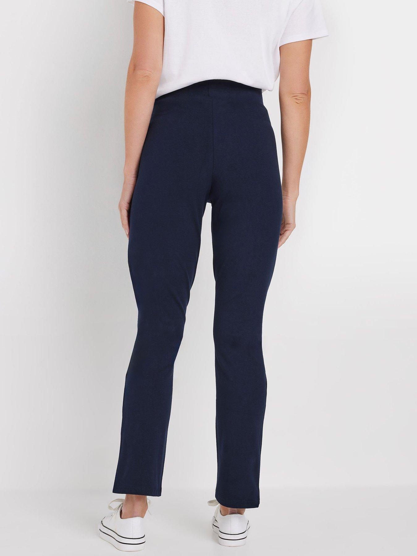 mco-petite-slim-leg-yoga-pant-bluestillFront