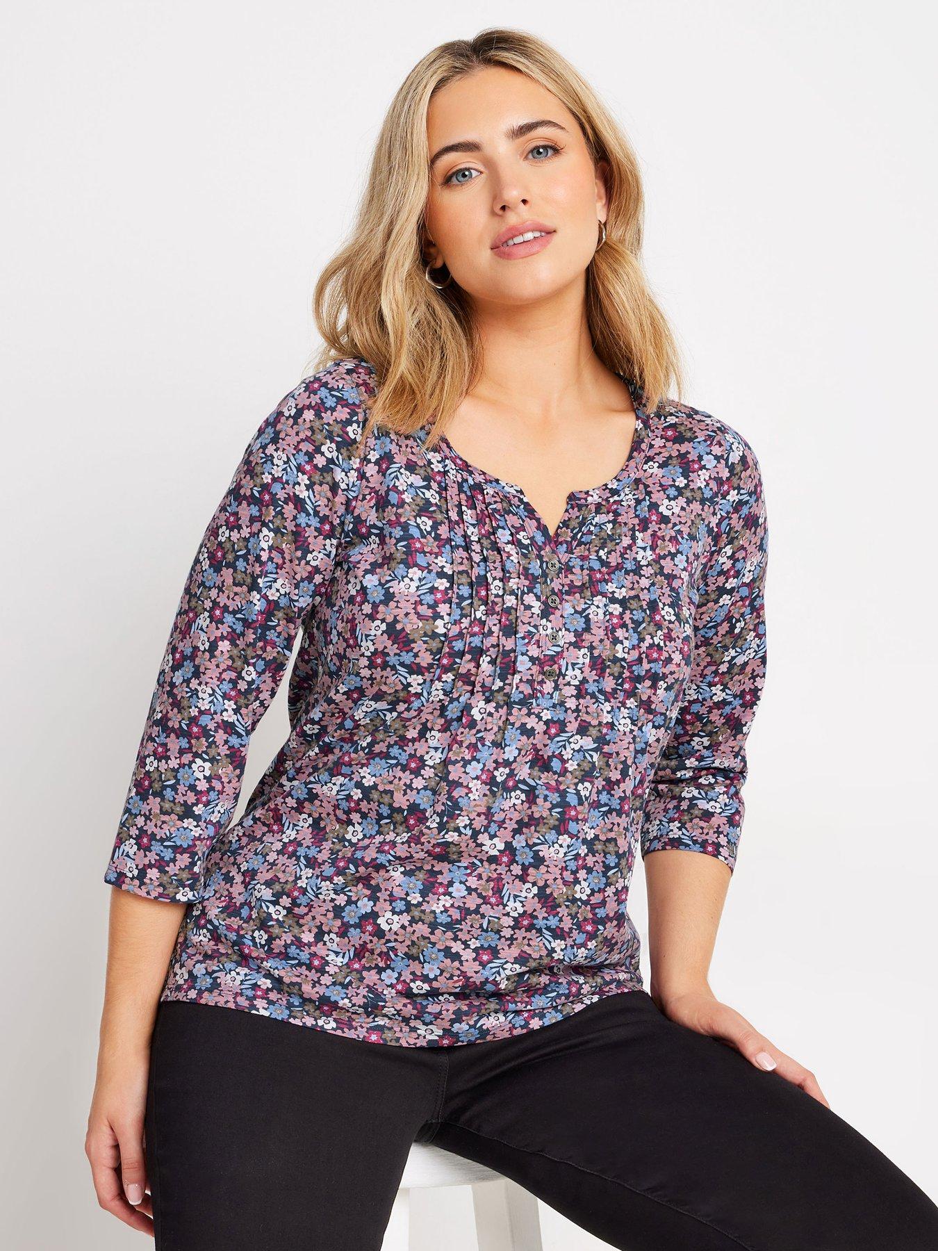 mco-floral-34-sleeve-henley-top