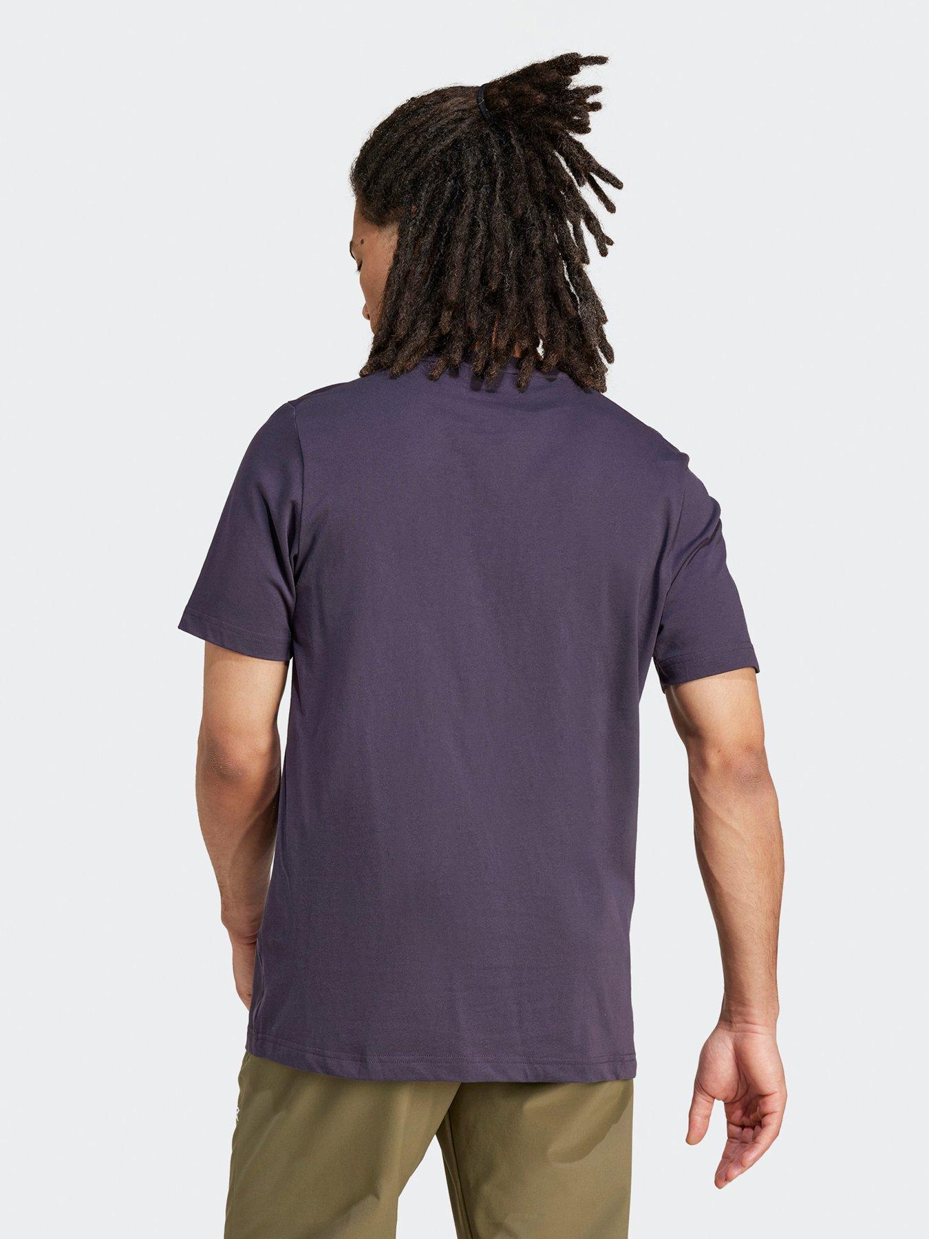 Image 2 of 5 of adidas Terrex Men's Logo Tee - Dark Brown