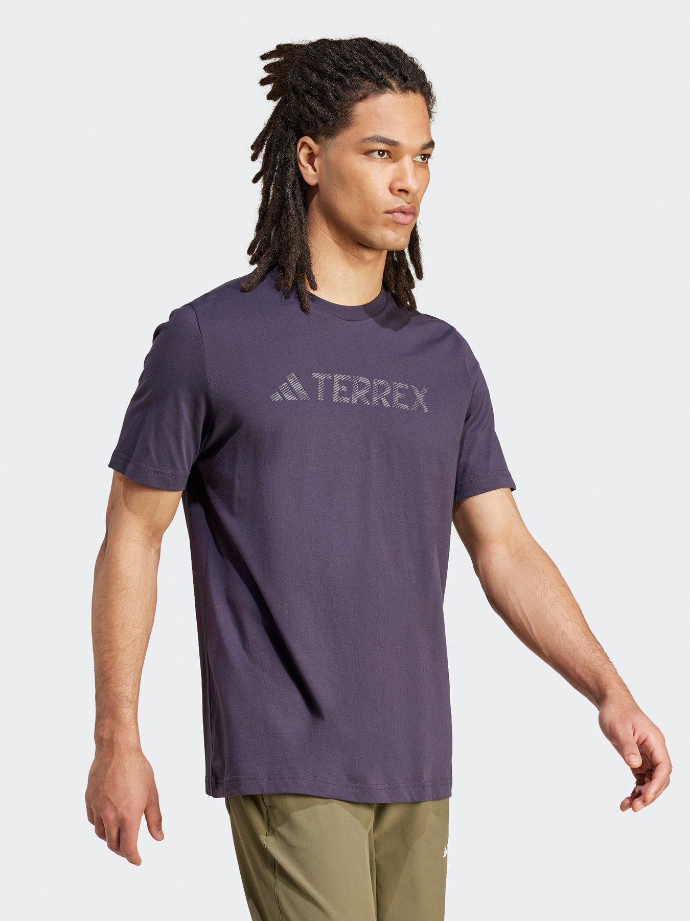 Image 3 of 5 of adidas Terrex Men's Logo Tee - Dark Brown
