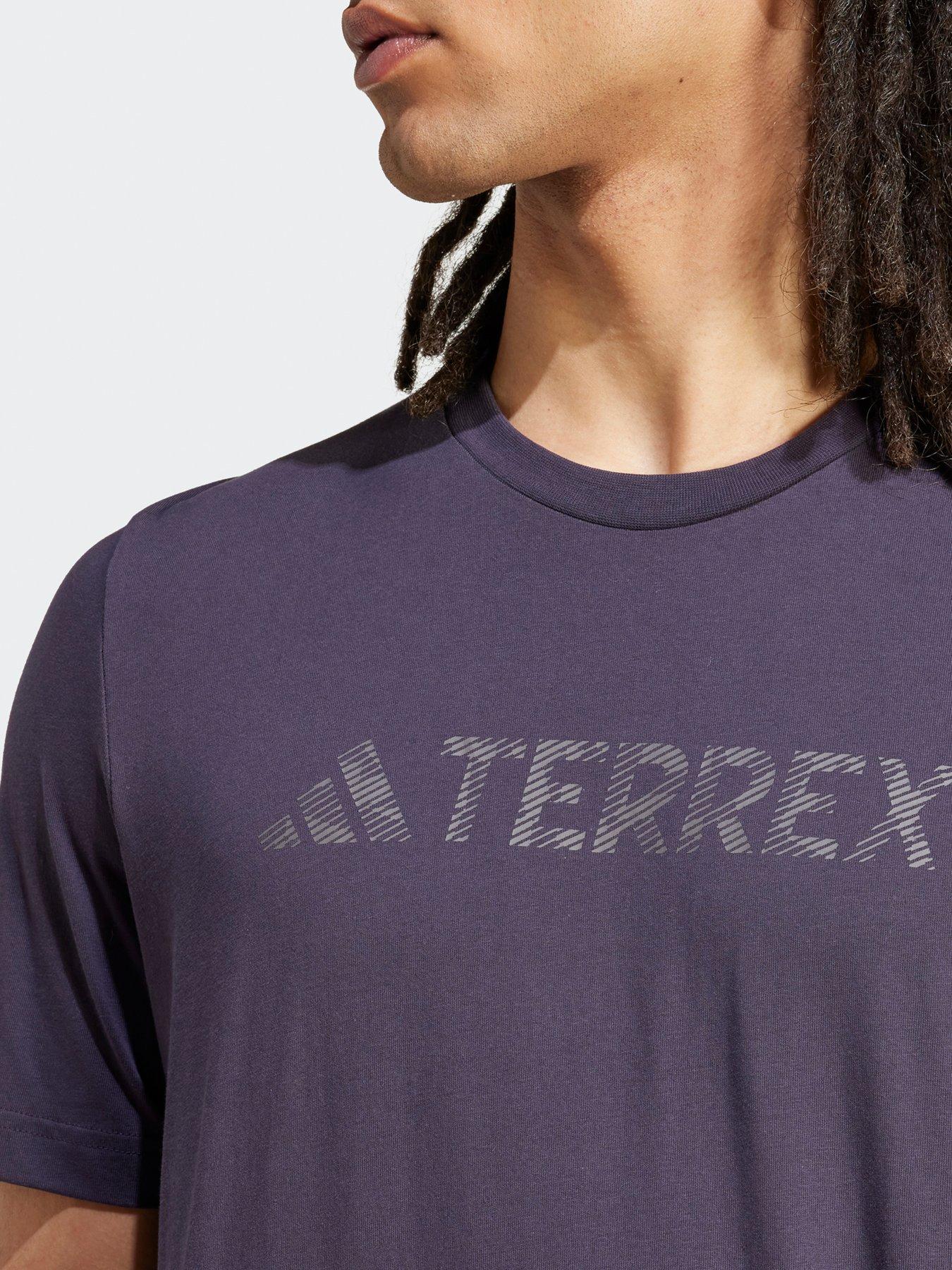 Image 4 of 5 of adidas Terrex Men's Logo Tee - Dark Brown