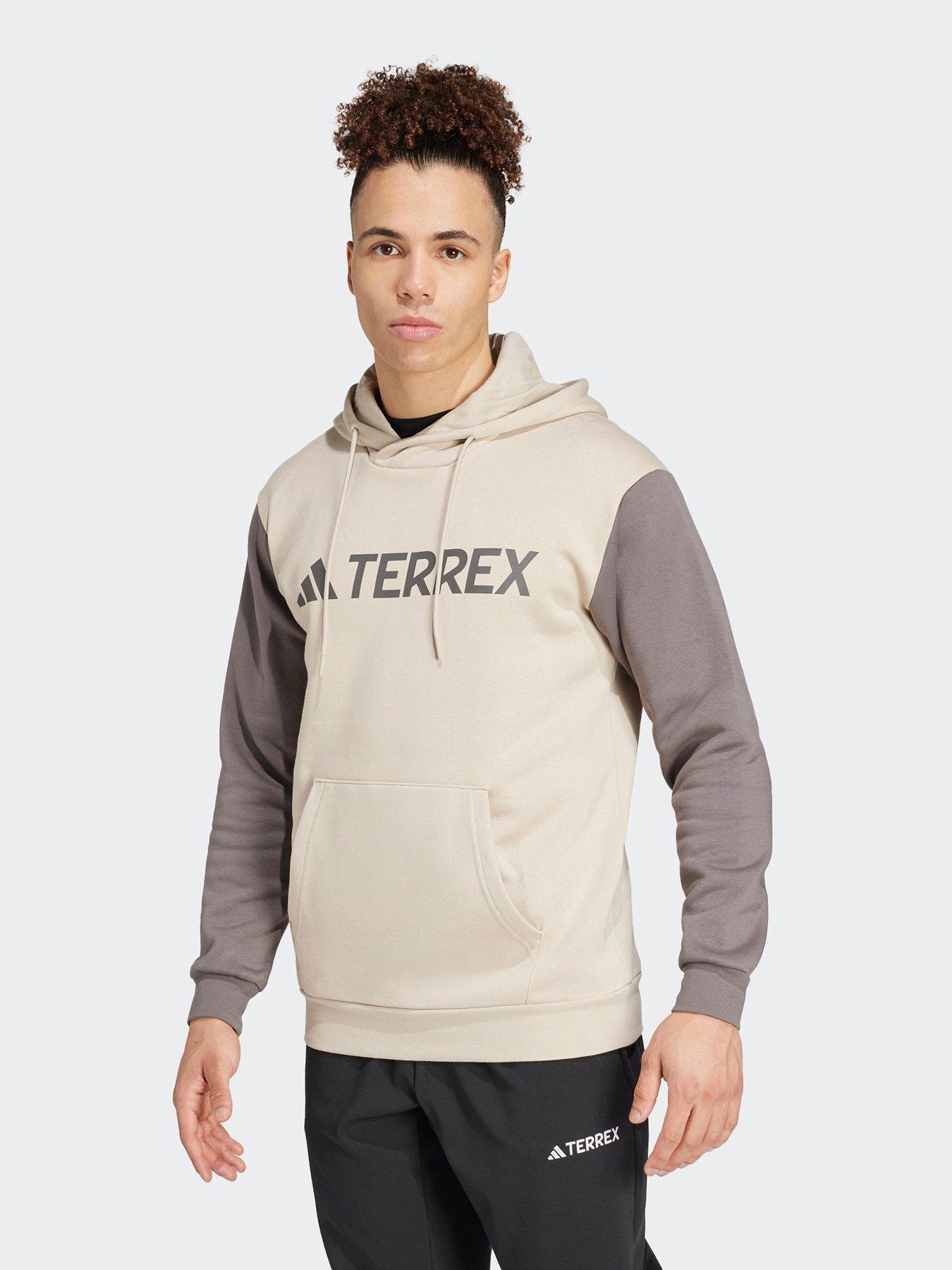 adidas-terrex-mens-mountain-logo-hoodie-beige