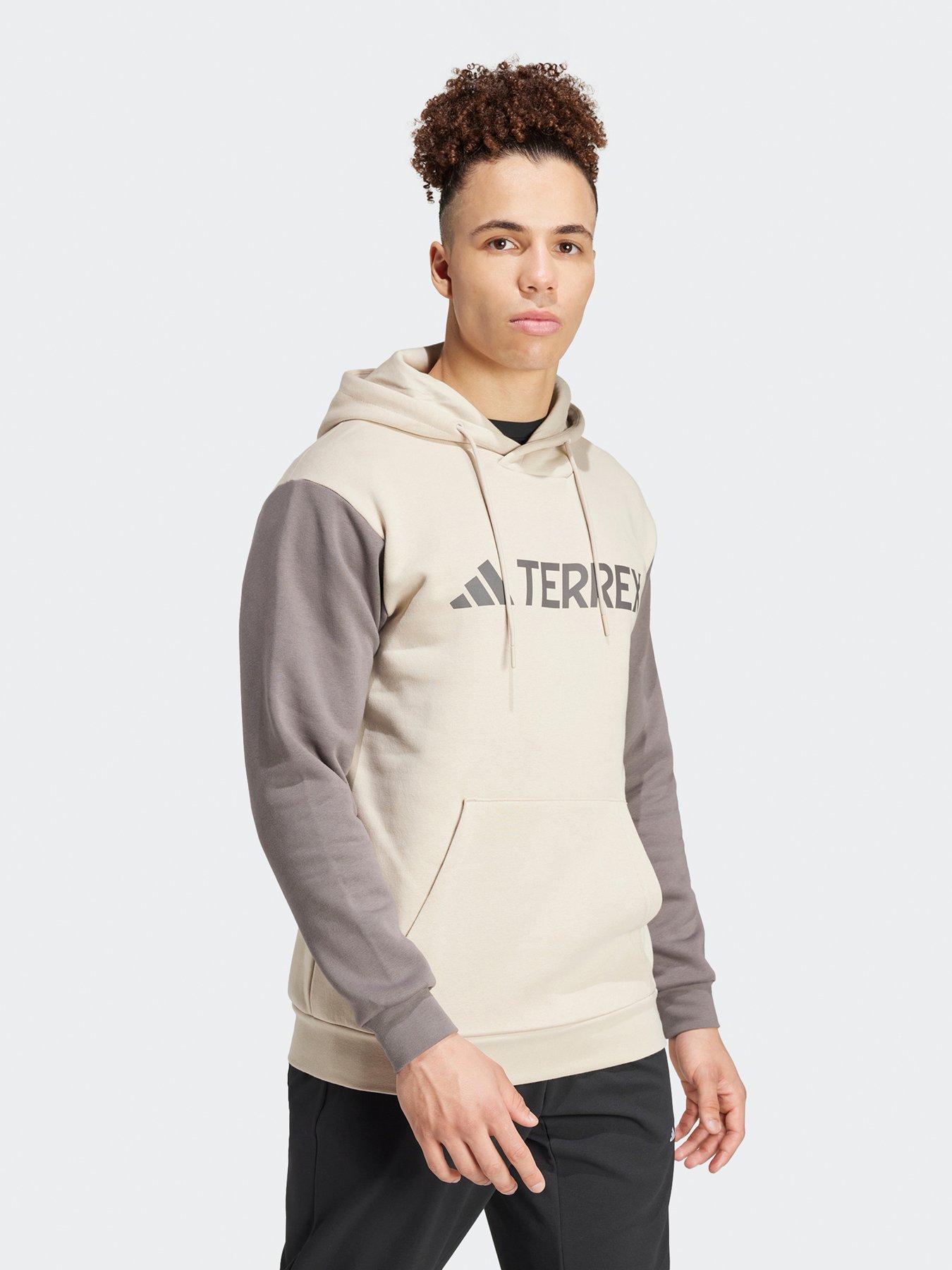 adidas-terrex-mens-mountain-logo-hoodie-beigeback