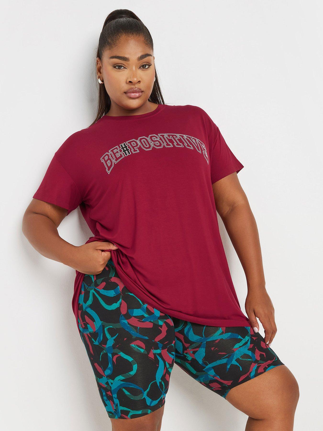 yours-curve-swirl-print-active-shortsoutfit