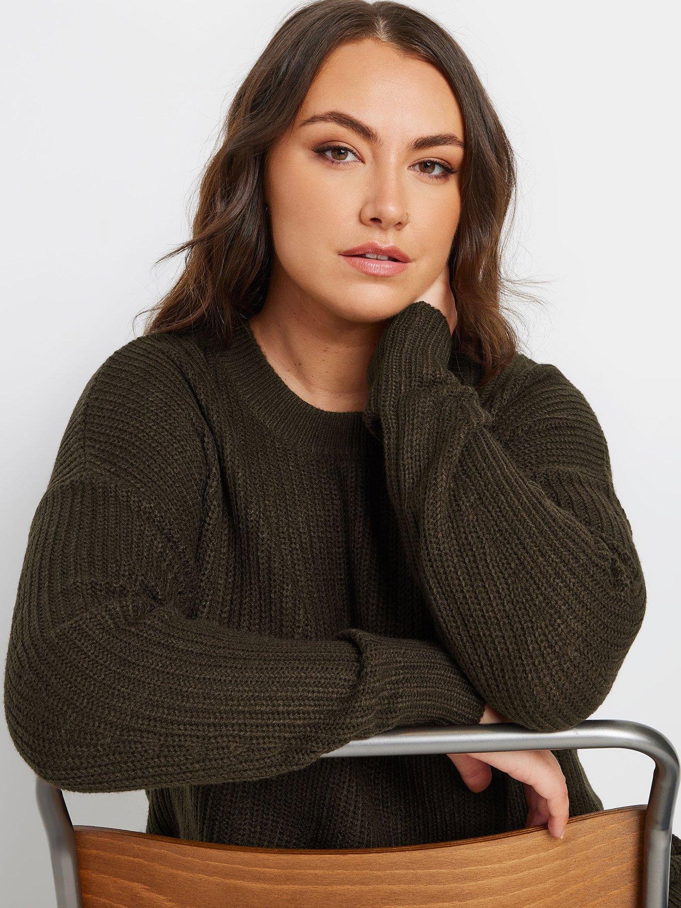 yours-curve-drop-shoulder-jumper-brownfront