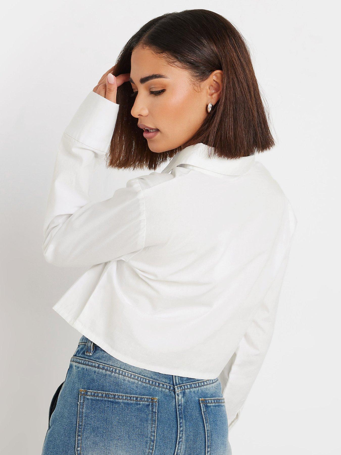 pixiegirl-petite-cropped-shirt-whitestillFront