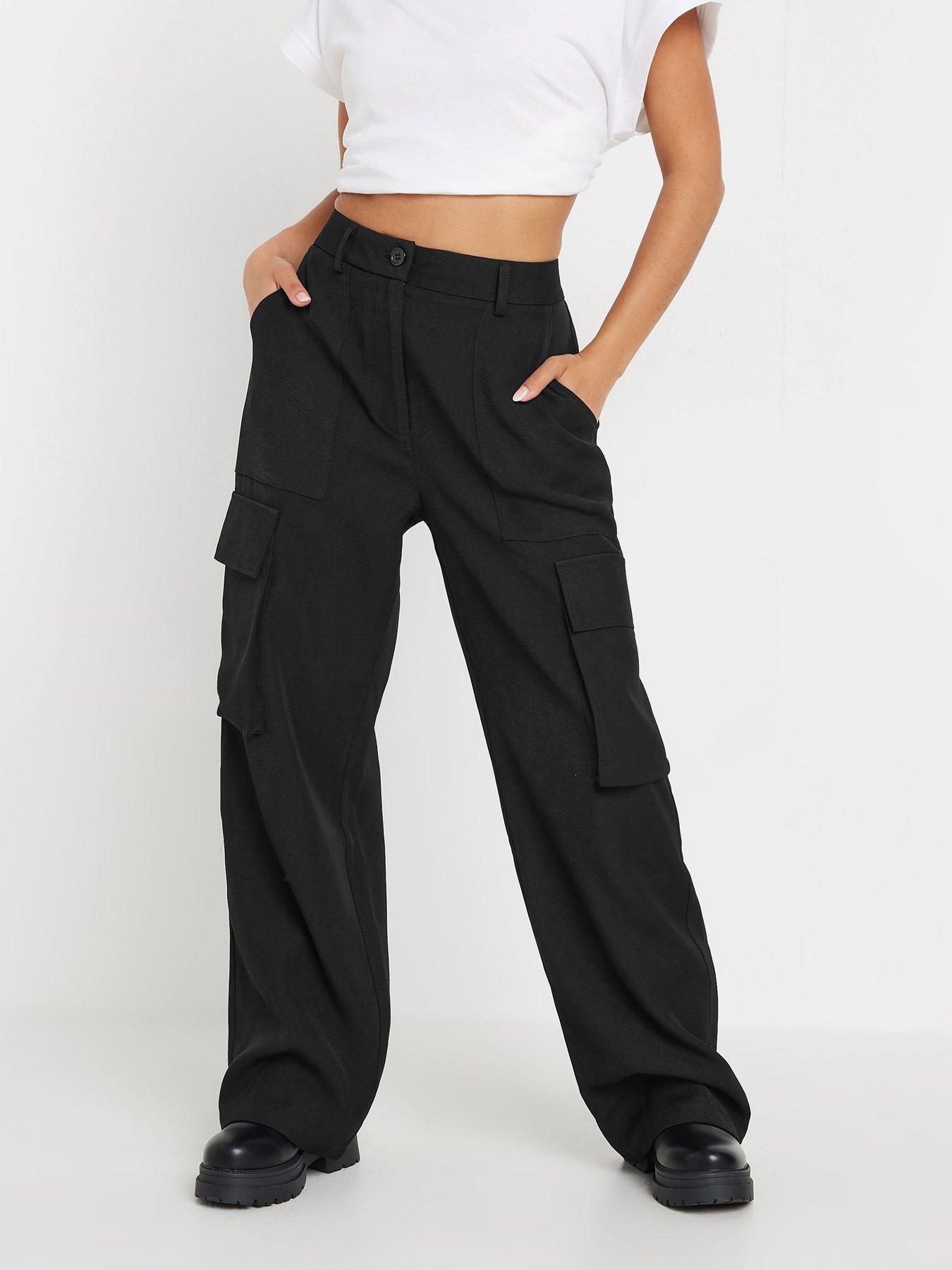 pixiegirl-petite-utility-wide-leg-trousers-black