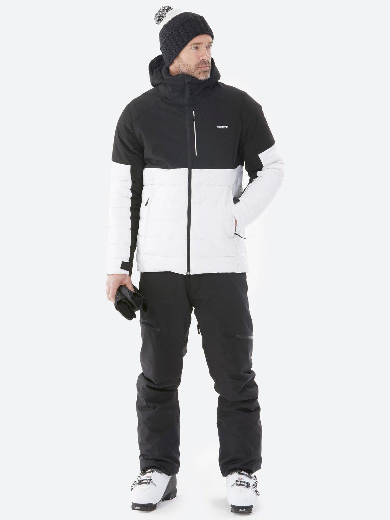 decathlon-mens-mid-length-warm-ski-jacket-100-blackwhiteback