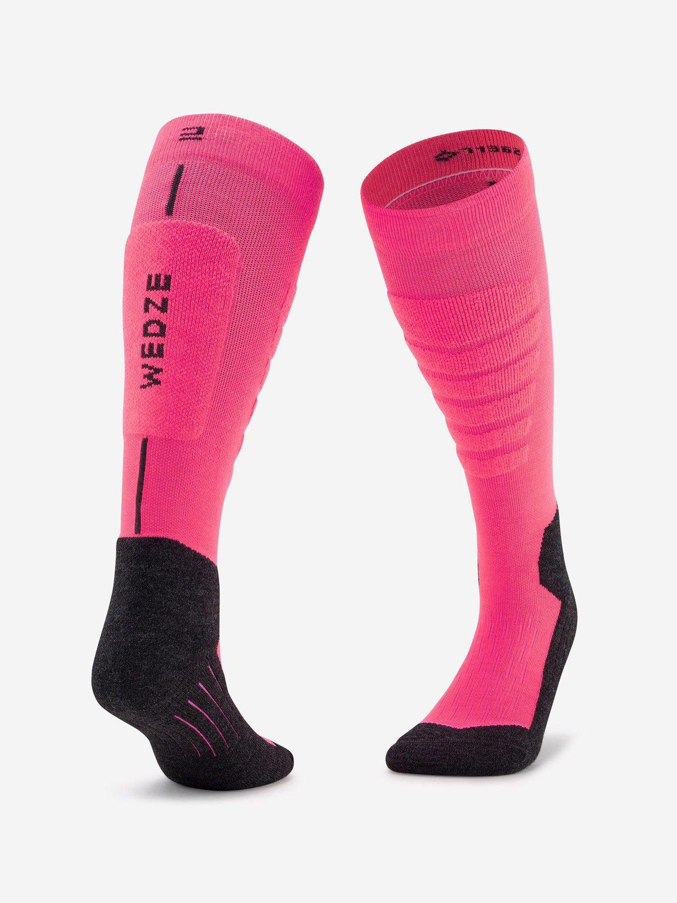 decathlon-womens-100-ski-socksnbsp--neon-pinkoutfit