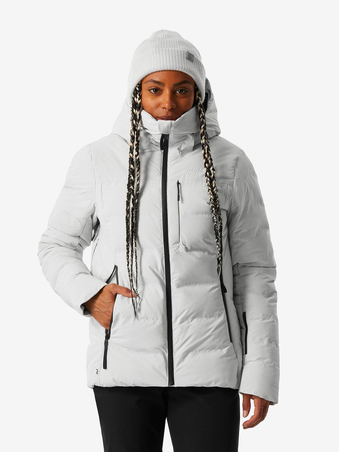 decathlon-womens-warm-ski-jacket-900-beigefront