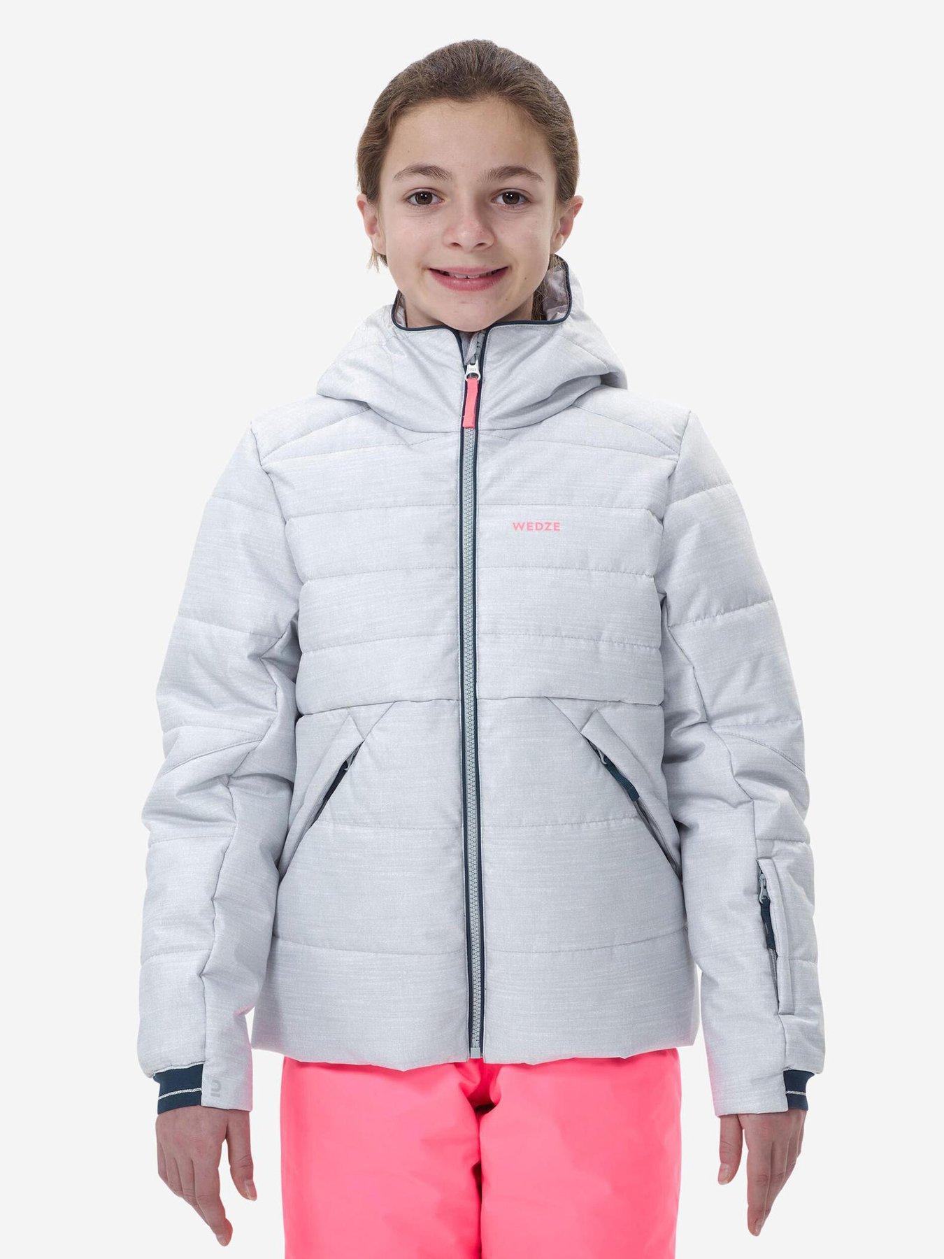 Unisex Kids P 180 Warm Ski Jacket Grey