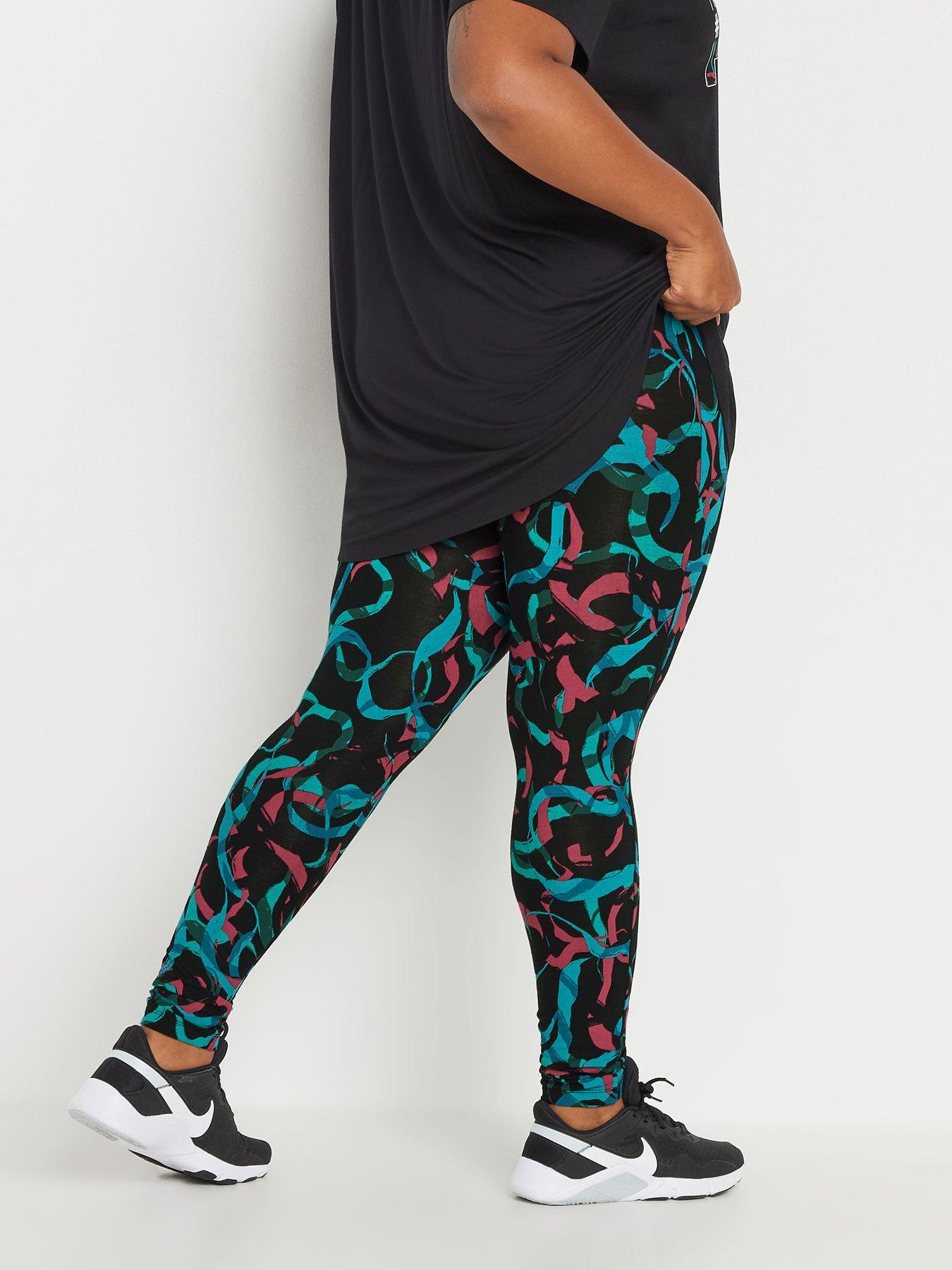 yours-curve-swirl-print-active-leggingsstillFront