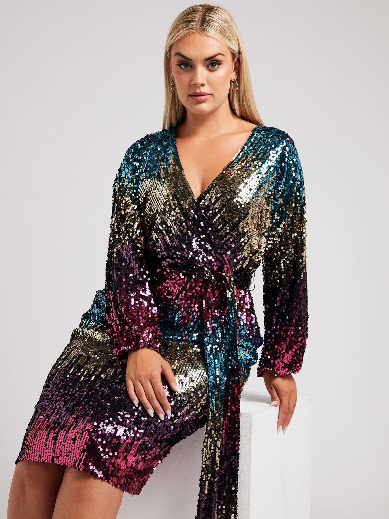 yours-curve-sequin-ombre-wrap-dressback