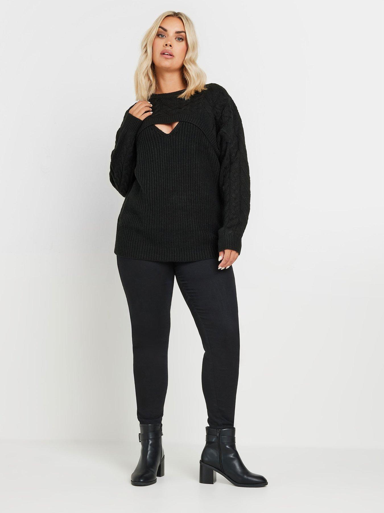 yours-curve-cable-cut-out-jumper-blackback