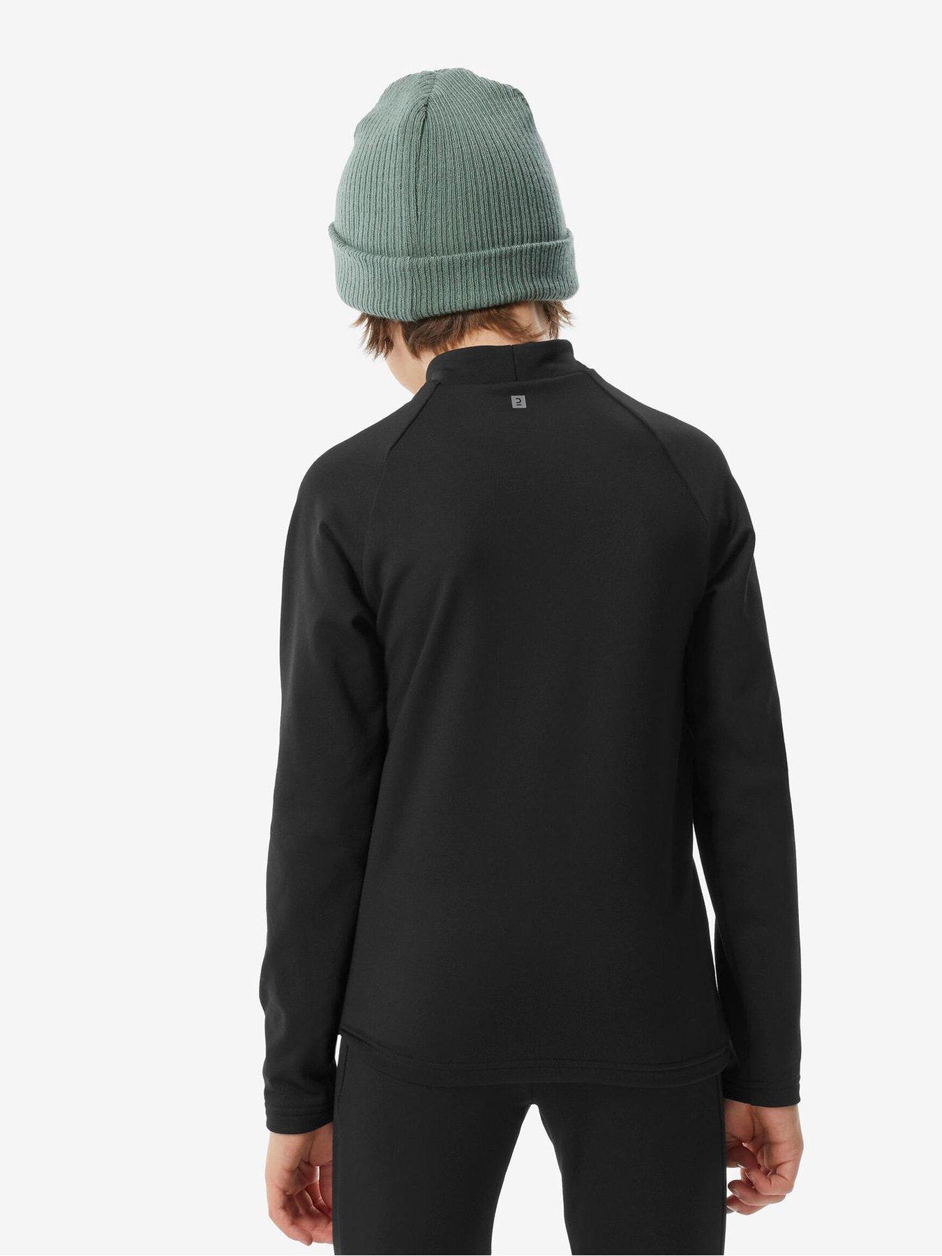 decathlon-kids-baselayer-top-ski-500-blackstillFront