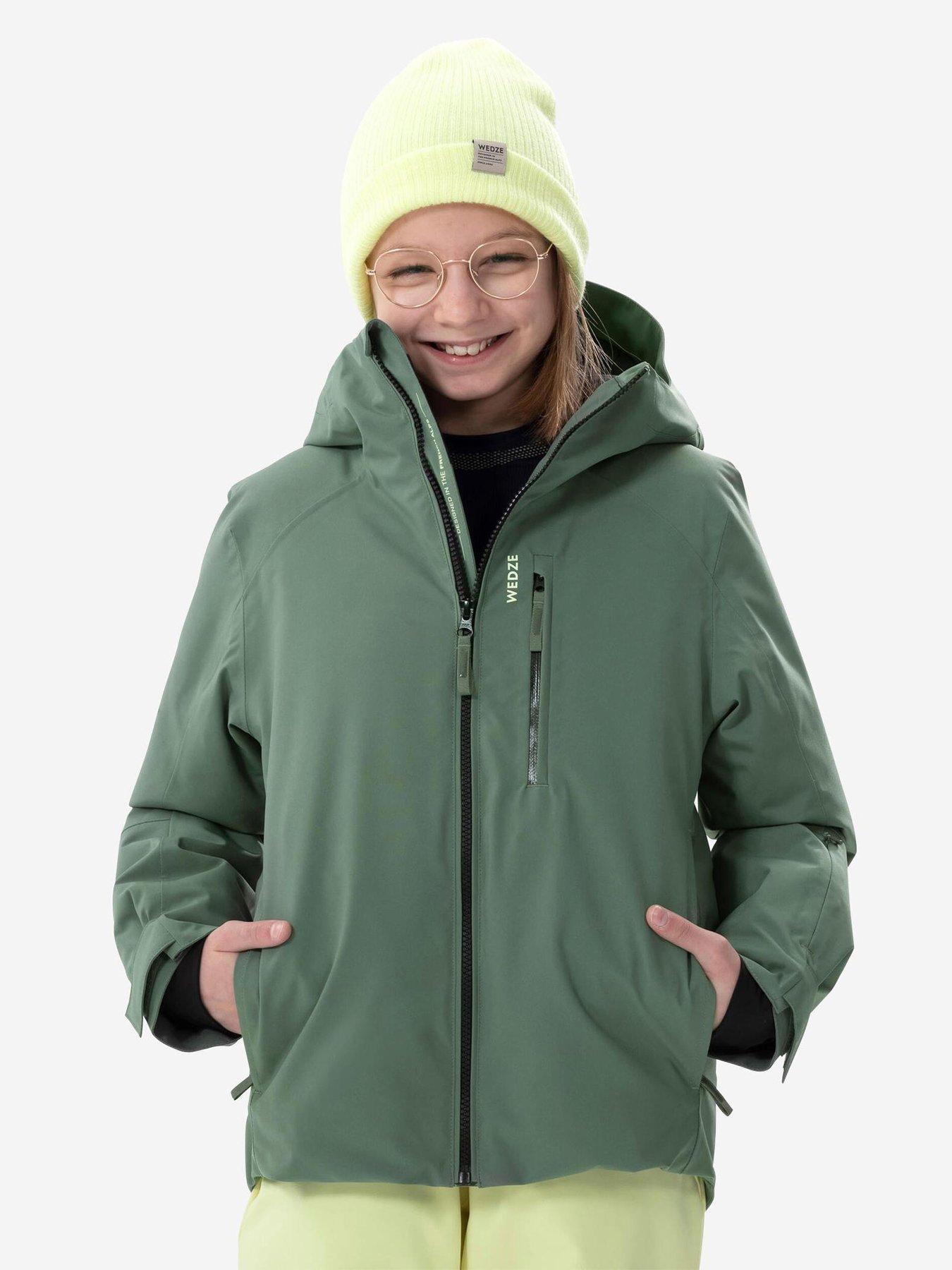 decathlon-kids-warm-and-waterproof-ski-jacket-550-green