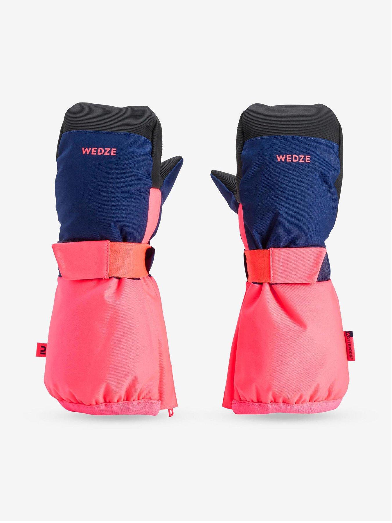 decathlon-kids-warm-and-waterproof-ski-mittens-blue-pink