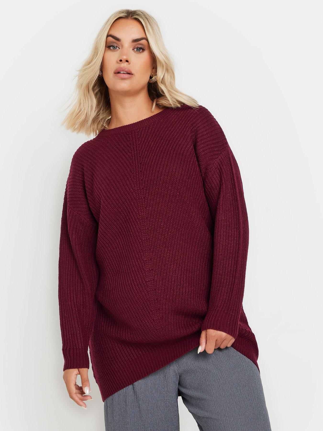 yours-curve-essential-jumper-red