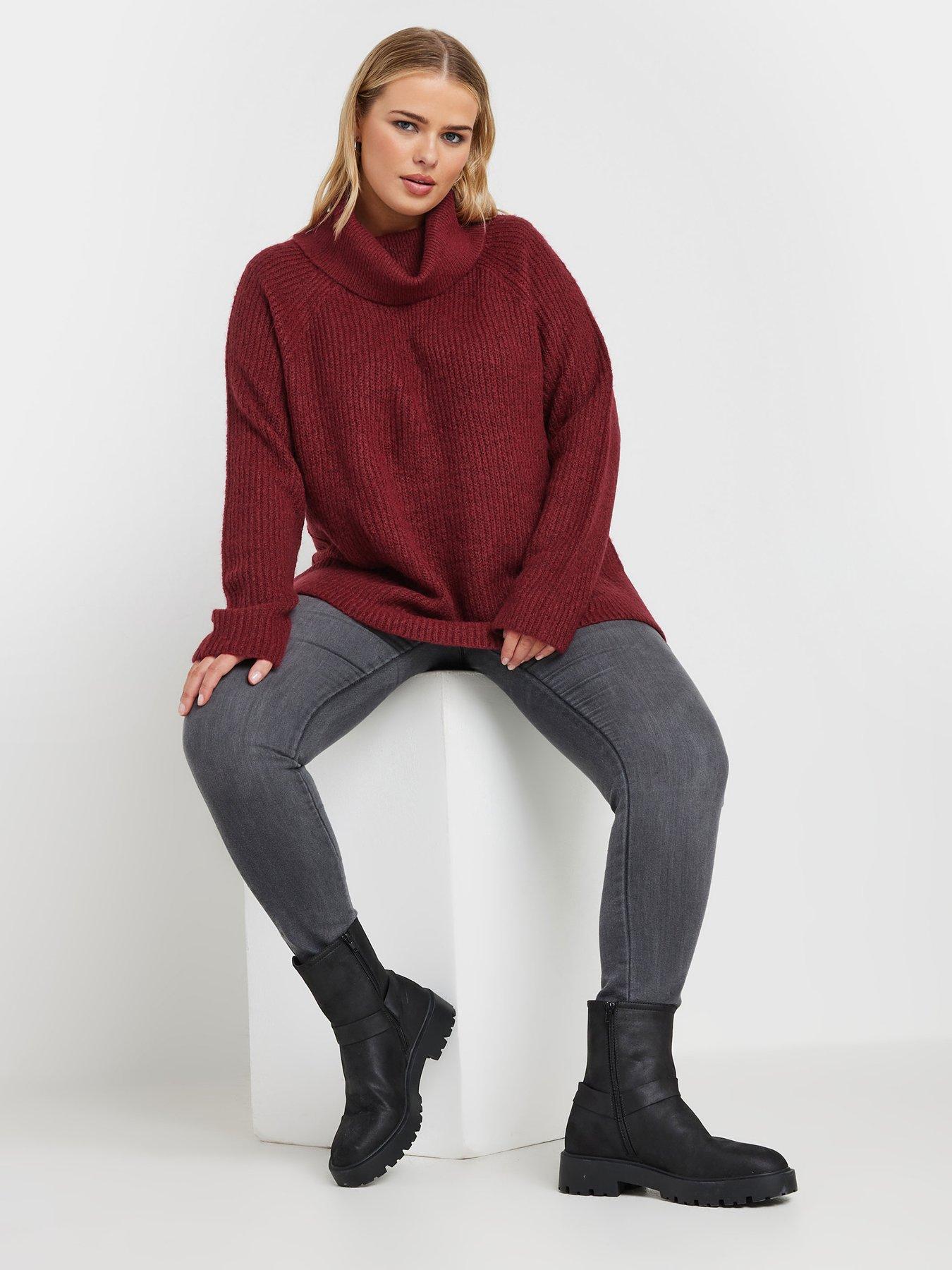 yours-curve-roll-neck-jumperback