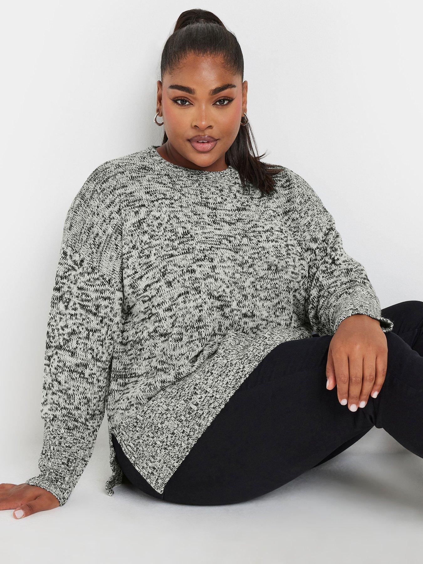 yours-curve-all-over-twist-jumper-multi