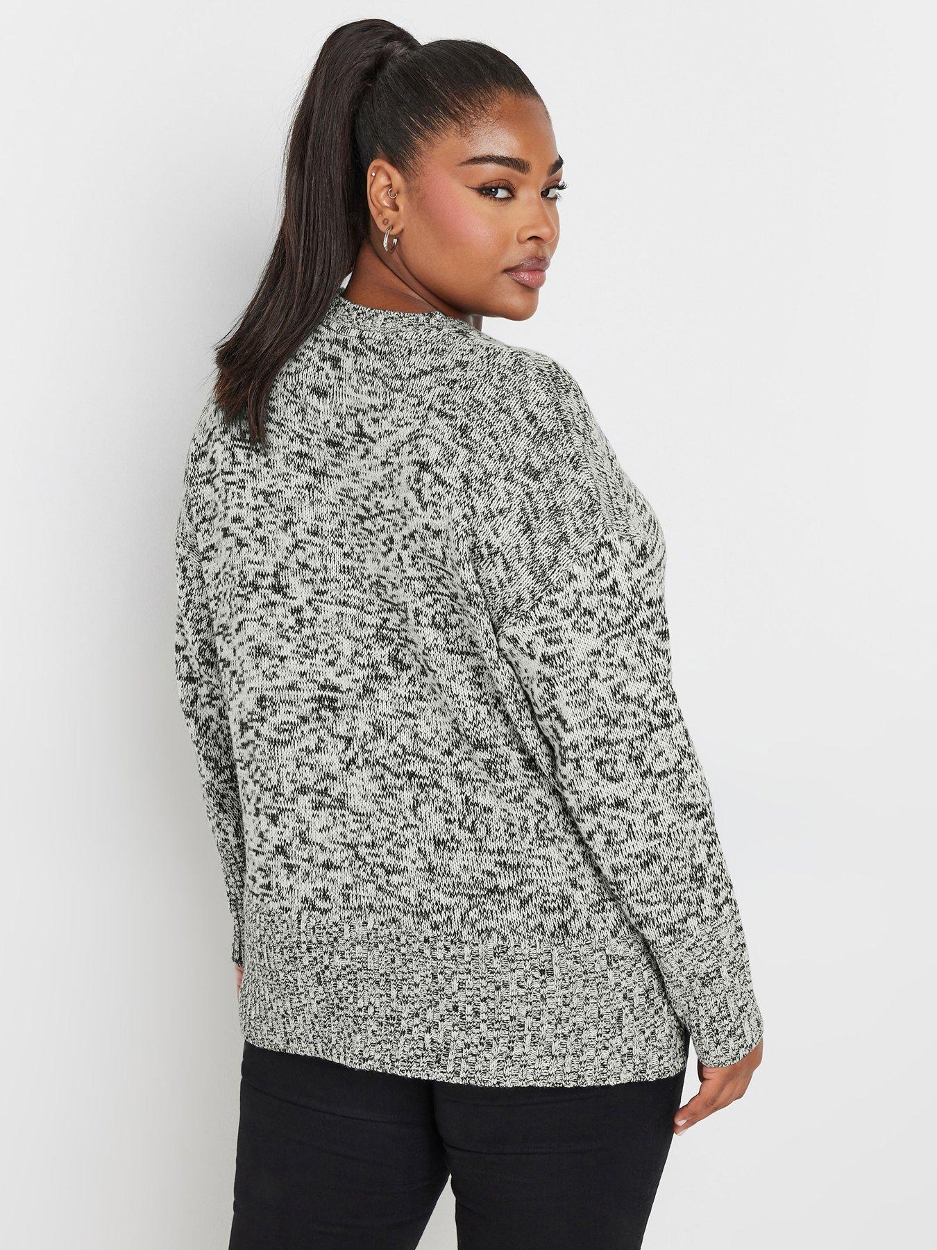 yours-curve-all-over-twist-jumper-multistillFront