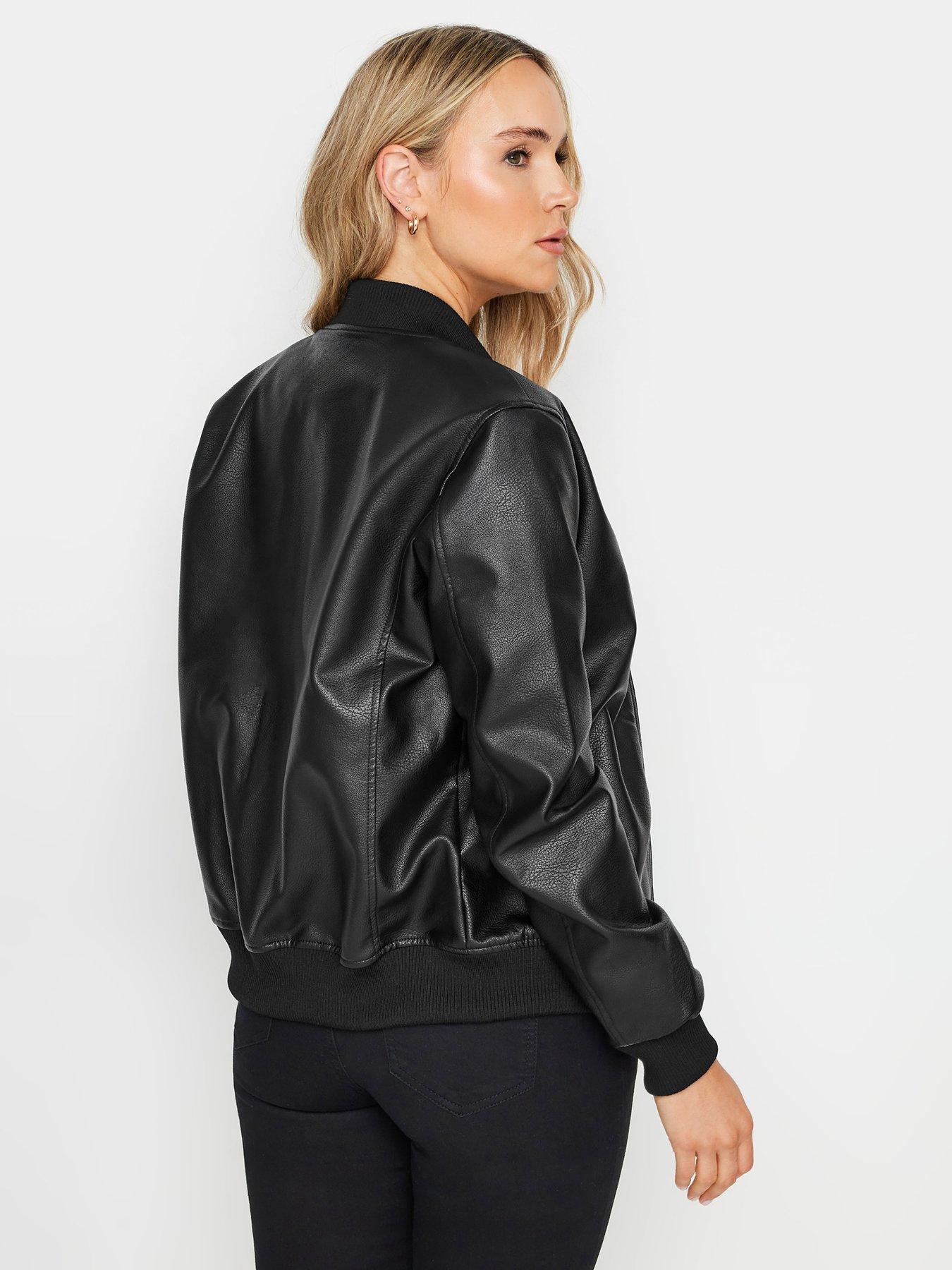 long-tall-sally-tall-pu-bomber-jacket-blackstillFront