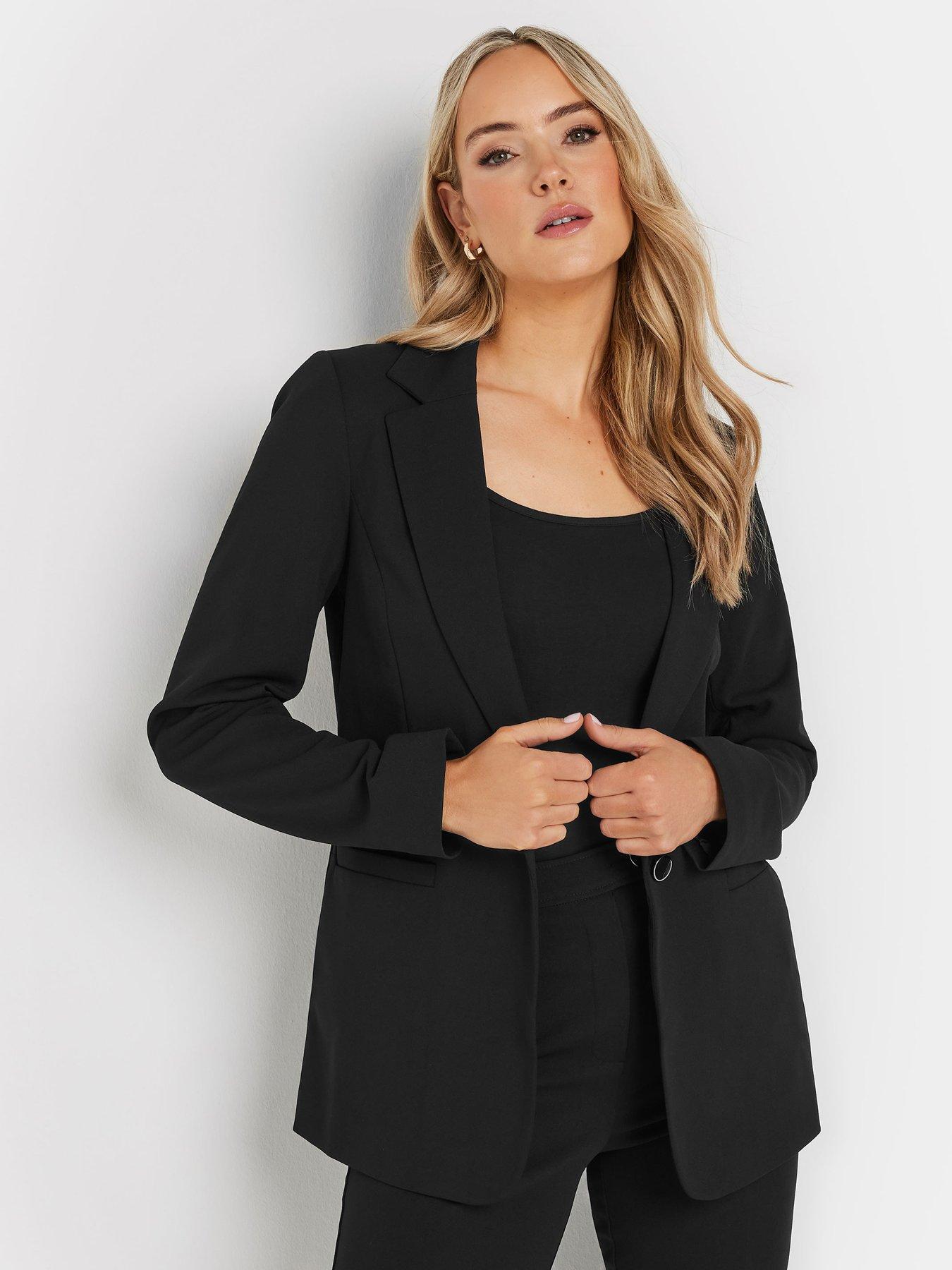 long-tall-sally-stretch-tailored-blazer-black