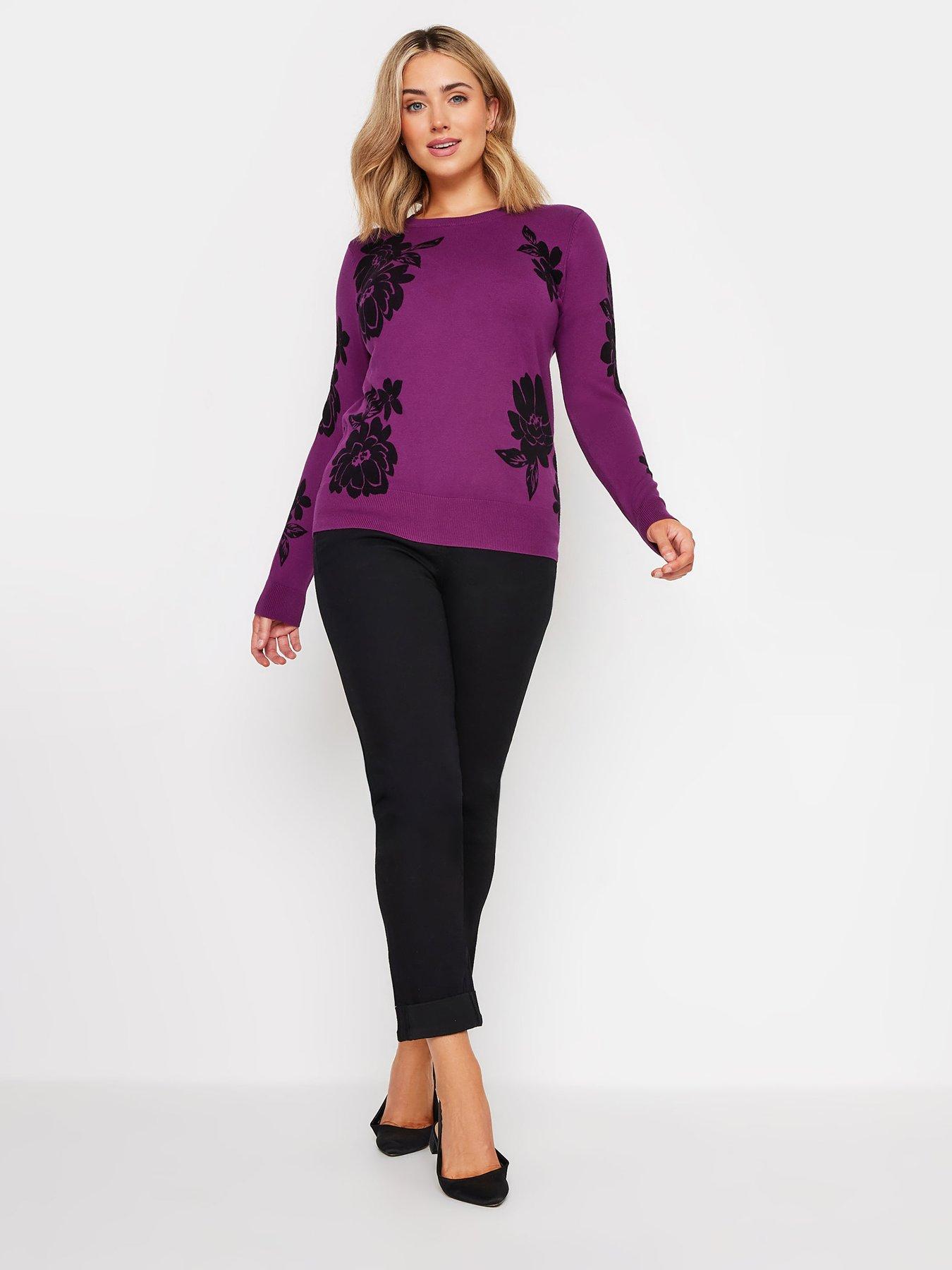 mco-floral-print-cew-neck-jumperback