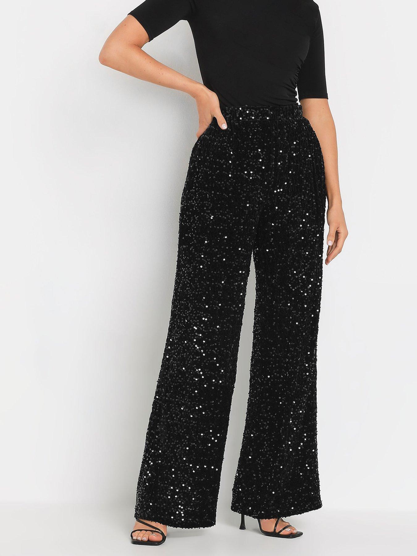 long-tall-sally-tall-velvet-sequin-trousers-34-black