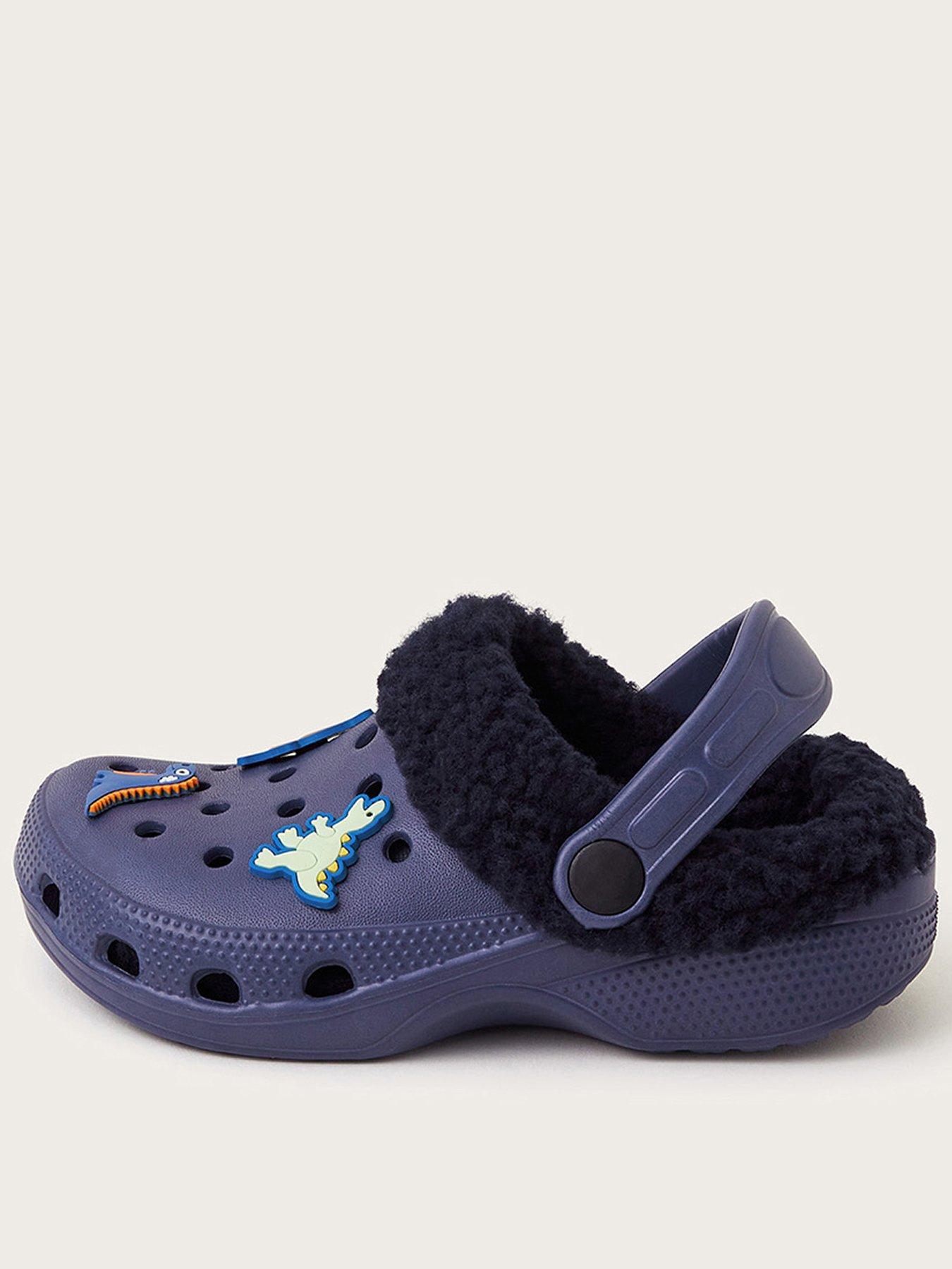 monsoon-boys-fluffy-dino-sling-back-slippers-navy