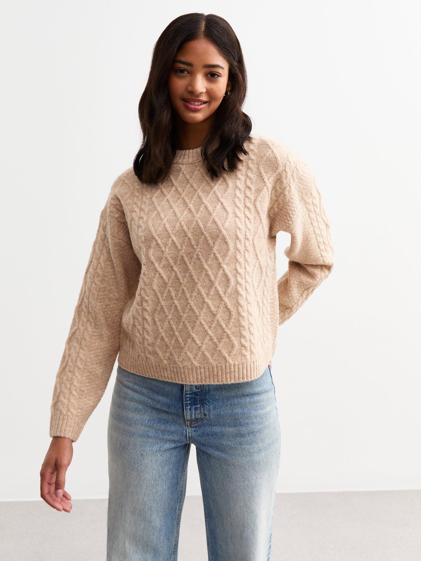 new-look-cable-knit-jumper-camelfront