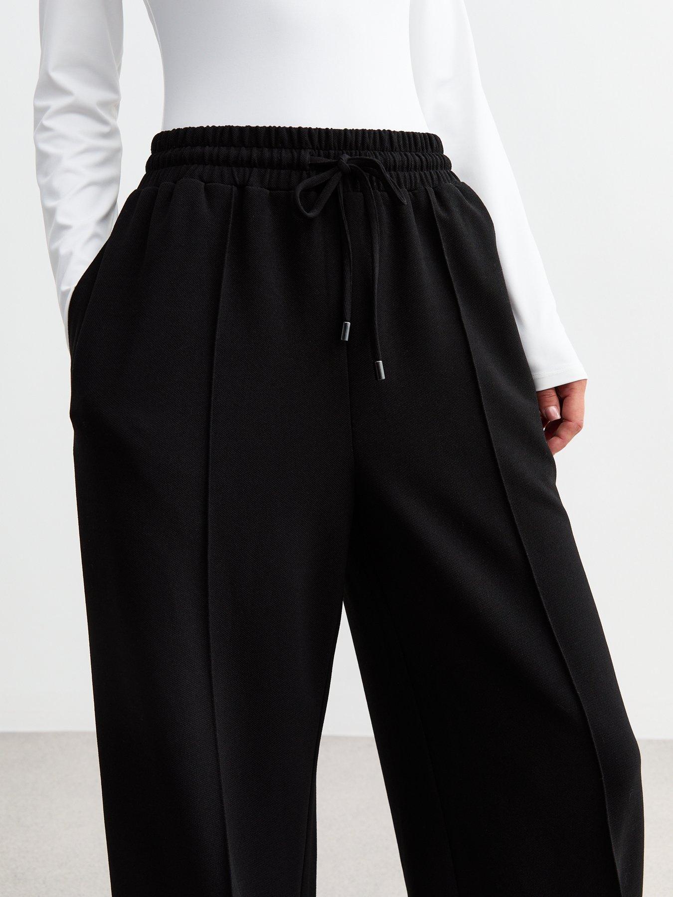 new-look-black-jersey-tailored-wide-leg-joggersoutfit