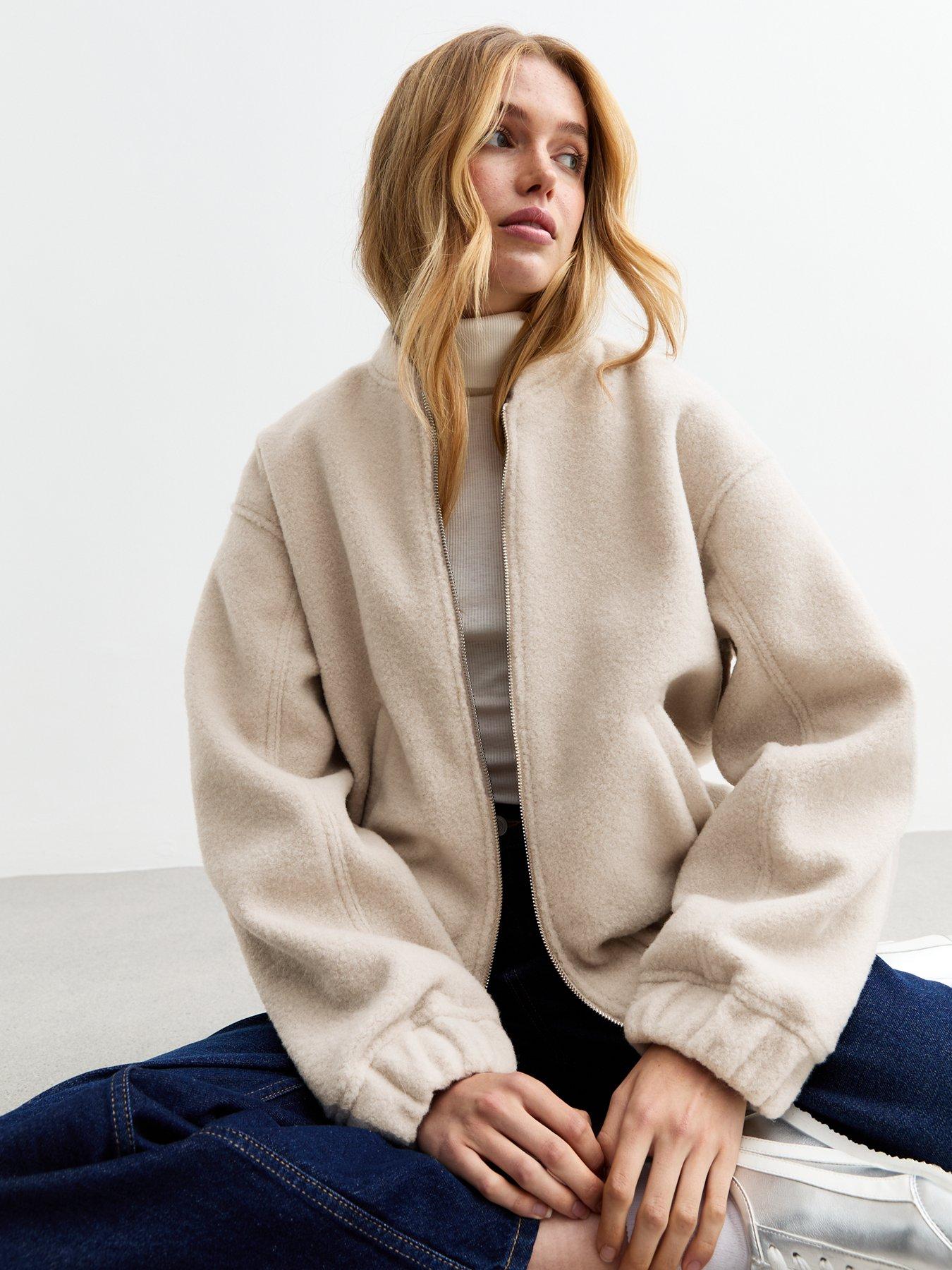 new-look-cream-textured-oversized-bomber-jacket