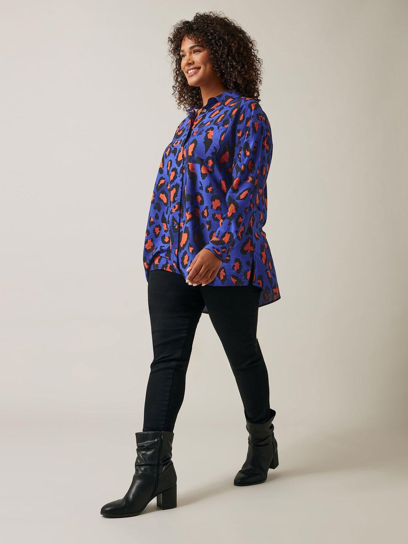 evans-oversized-spot-print-shirtback