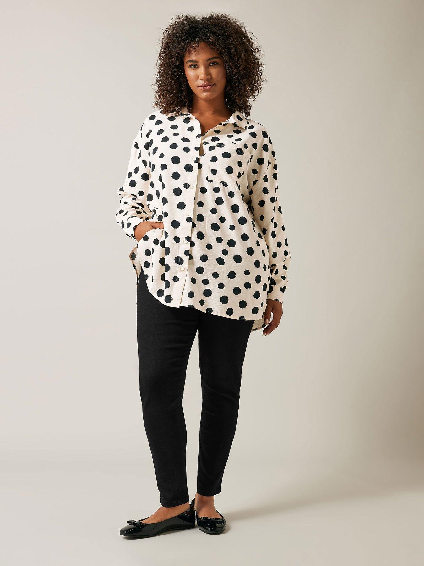 evans-oversized-spot-print-shirtback