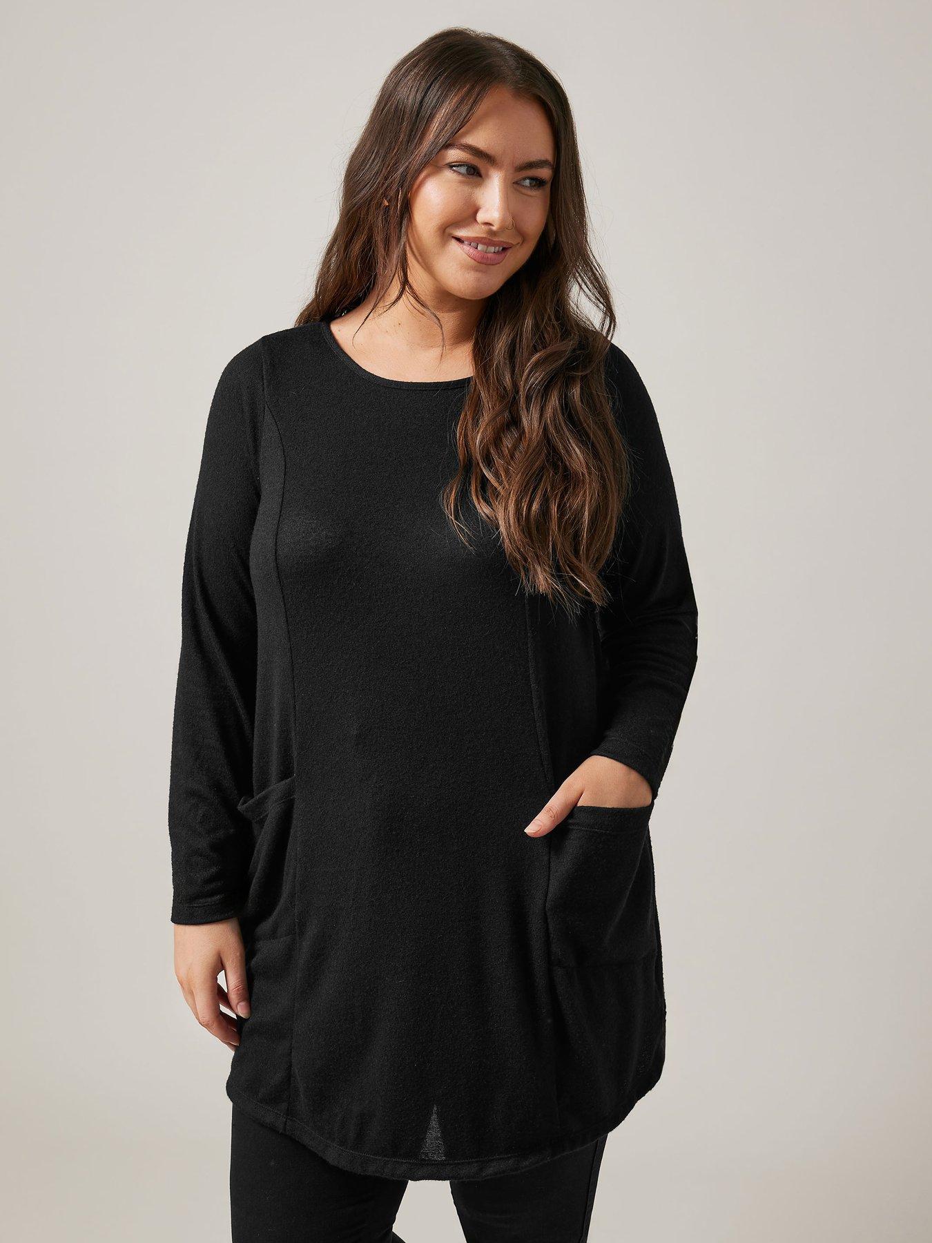 evans-drop-pocket-tunic-top-black