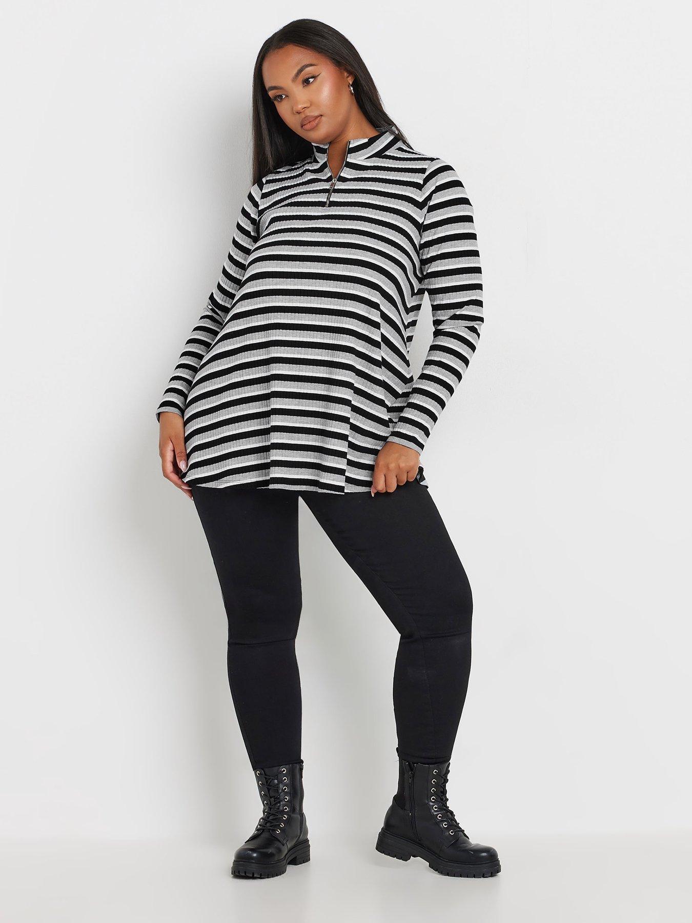 yours-curve-quarter-zip-rib-topback