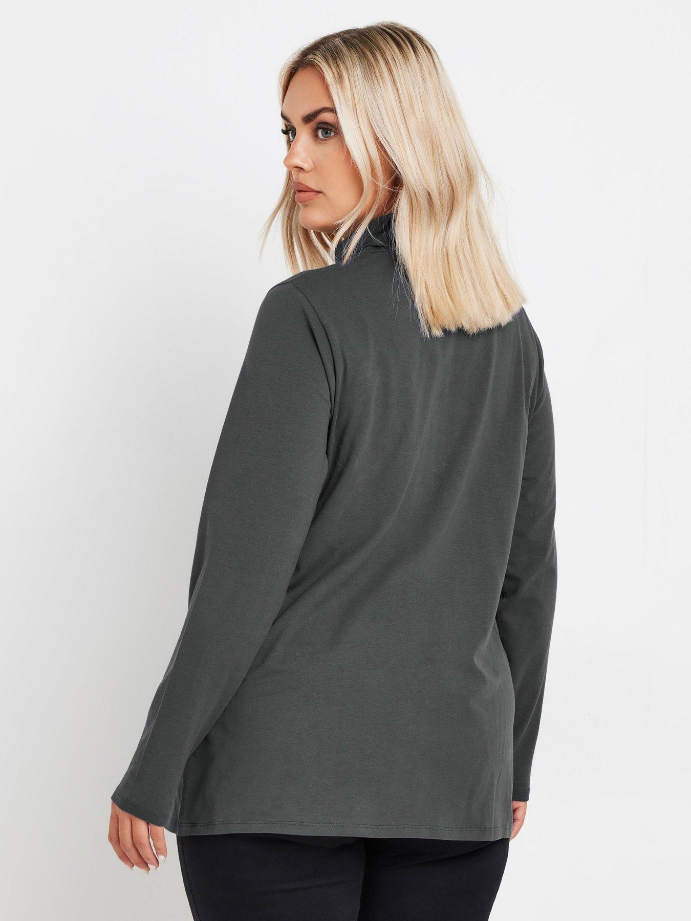 yours-curve-2-pack-of-long-sleeve-turtle-neck-jumpers--greystillFront