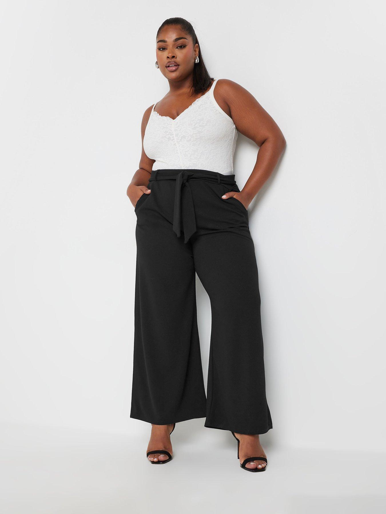 yours-curve-tie-waist-scuba-wide-leg-trouser-blackback