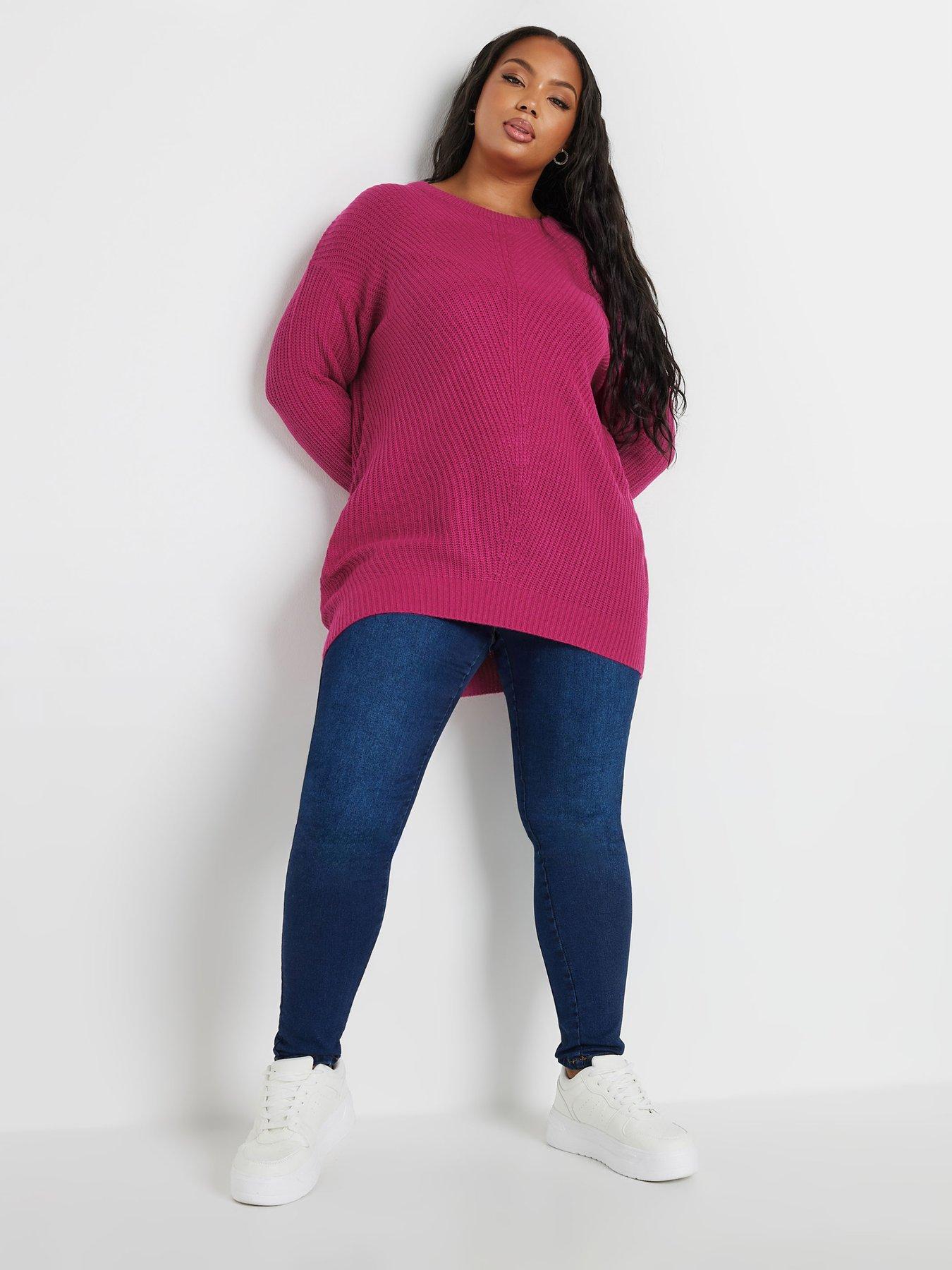 yours-curve-essential-jumper-pinkback