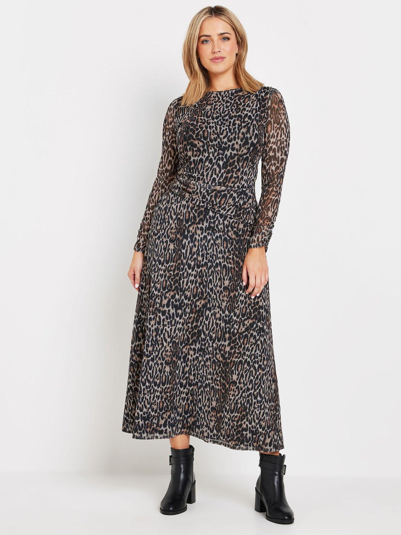 mco-mesh-long-sleeve-midi-dress-animal-printback