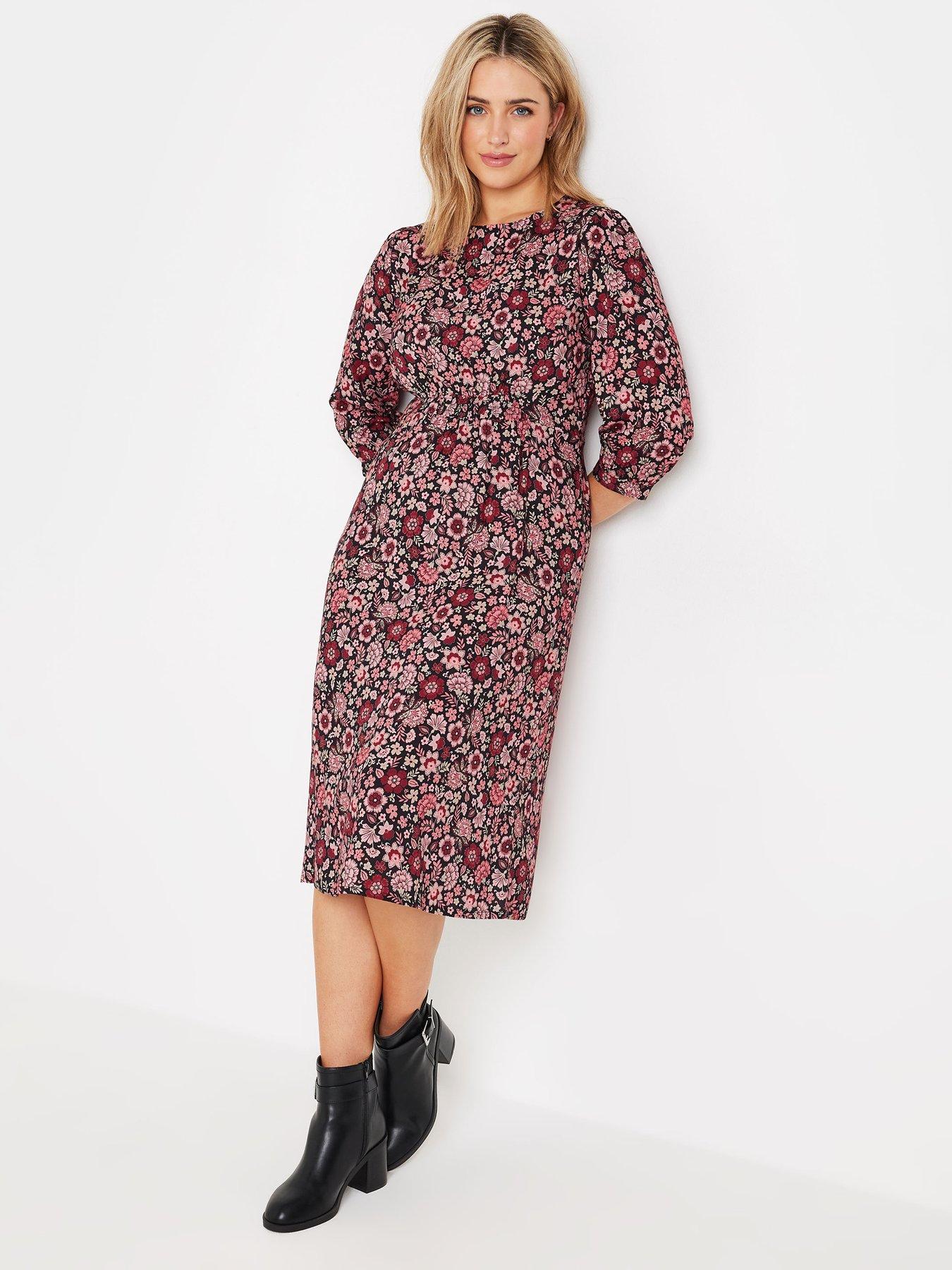 mco-floral-shirred-dress