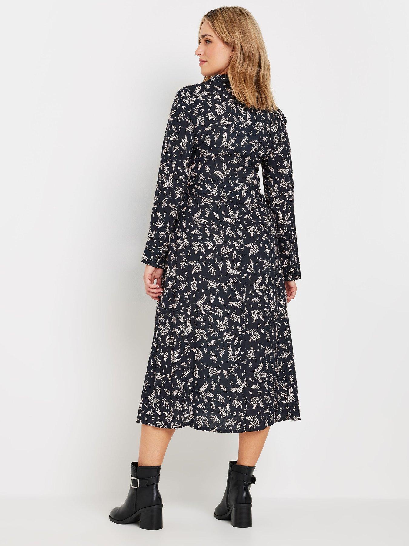 mco-leaf-printed-dress-blackstillFront