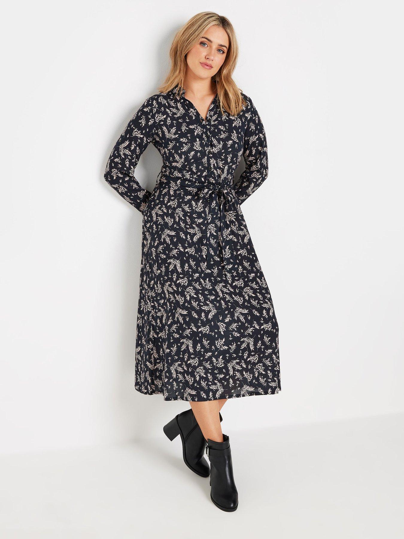 mco-leaf-printed-dress-blackback