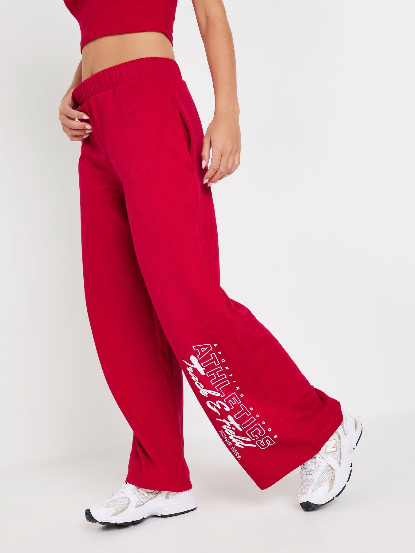 pixiegirl-petite-athletics-wide-leg-jogger-red