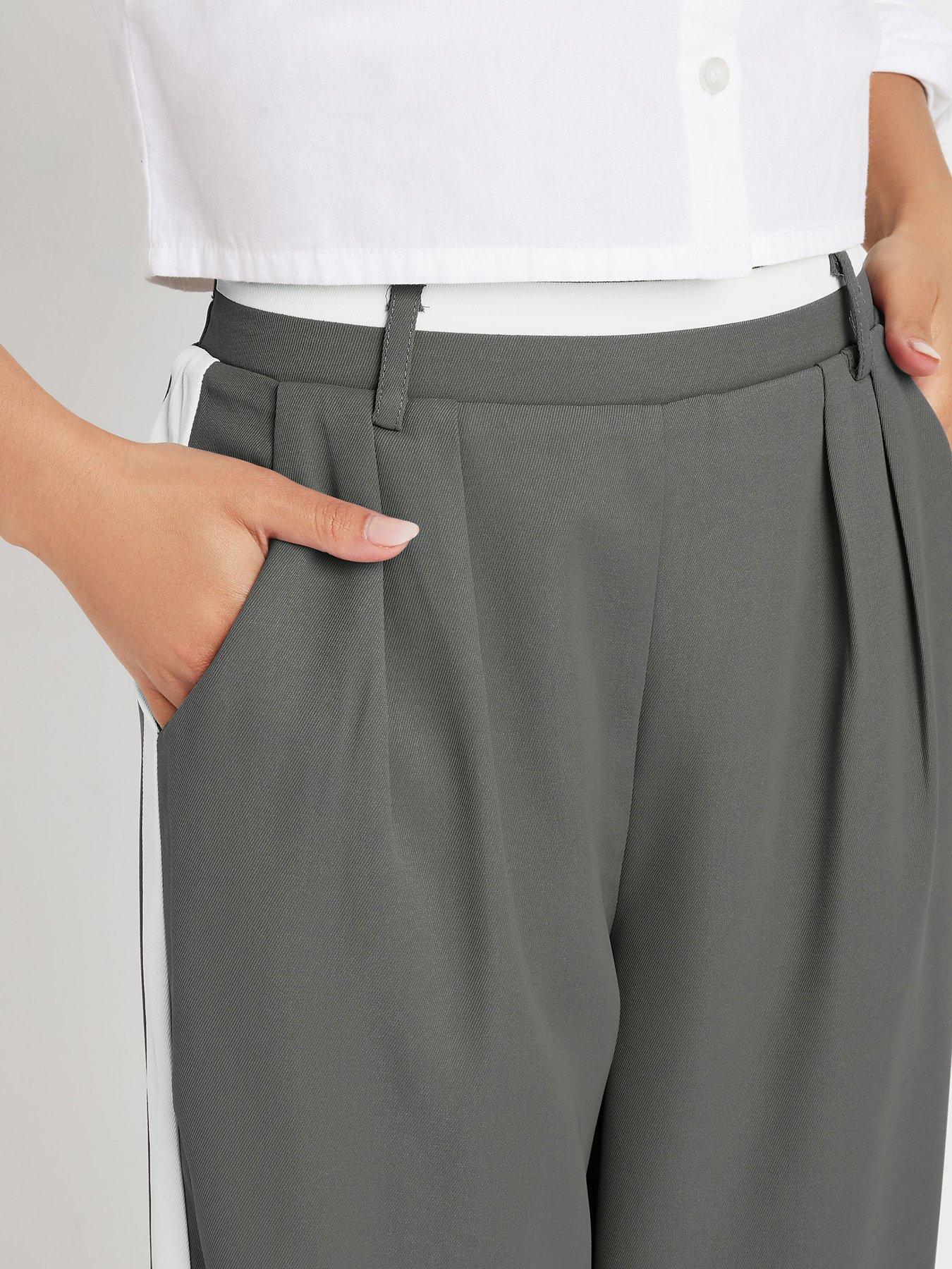 pixiegirl-petite-side-stripe-contrast-wide-leg-trousers-greyoutfit